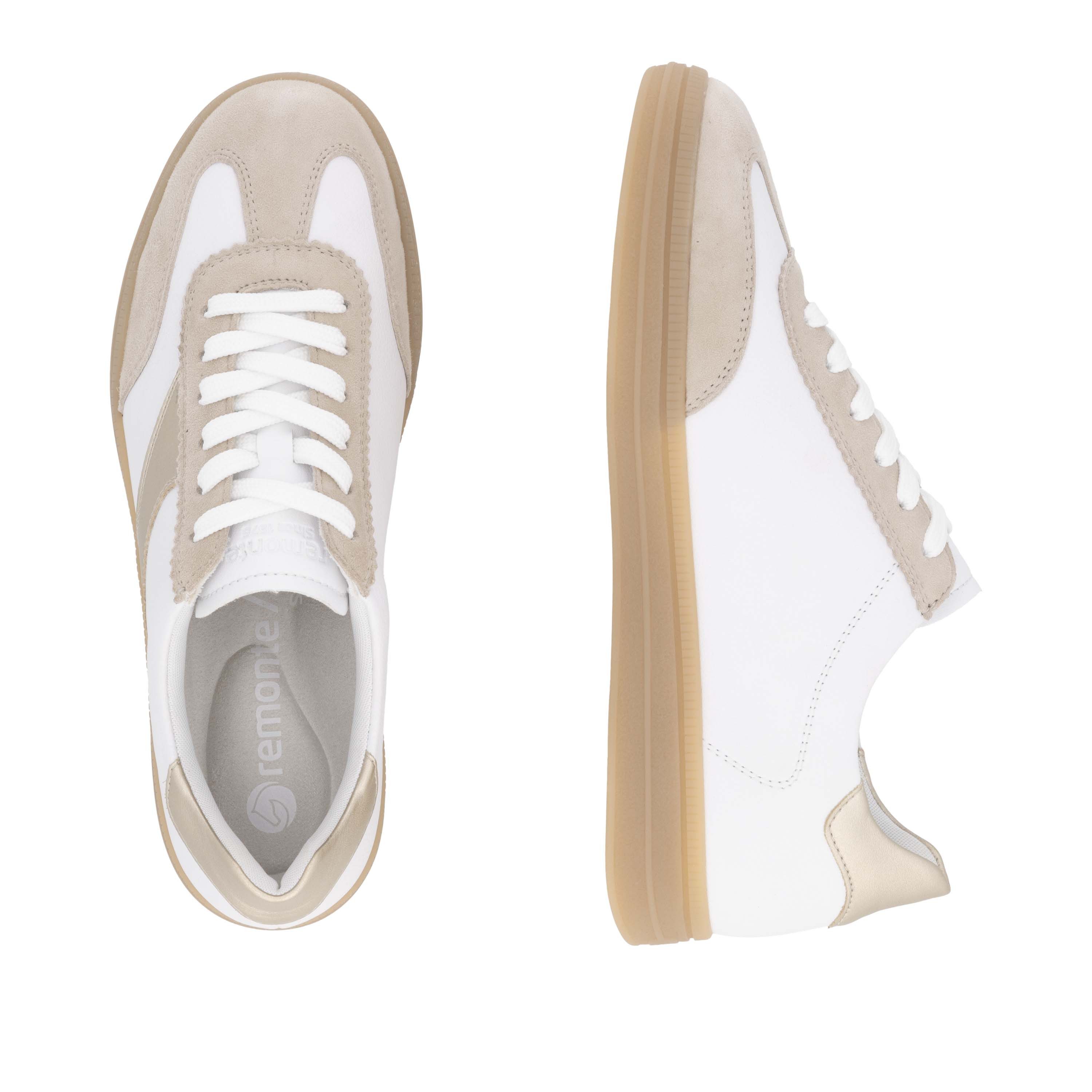 Remonte Sneakers , vrijetijdsschoen, halfschoen, veterschoen met gepolsterde schacht