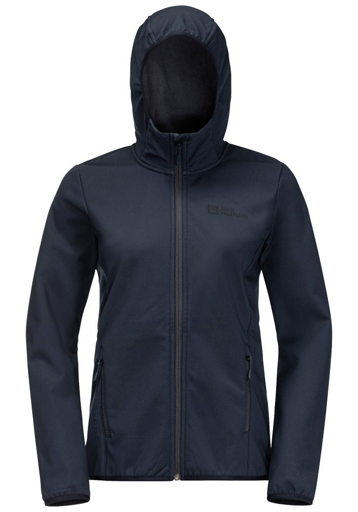 Jack Wolfskin Softshell-jack BORNBERG HOODY W