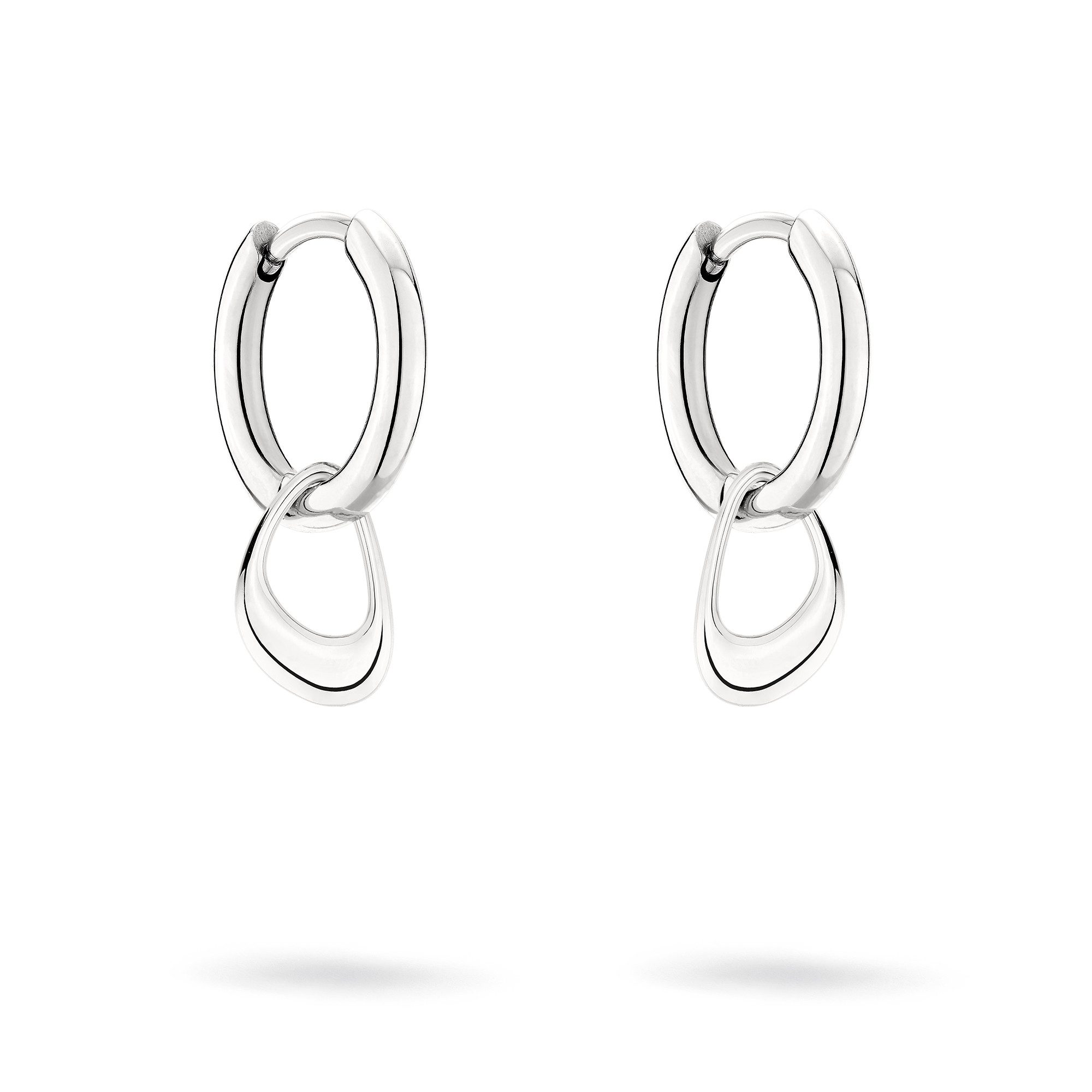 Liebeskind Berlin Paar creolen Sieraden cadeau roestvrijstalen oorbellen The Organic