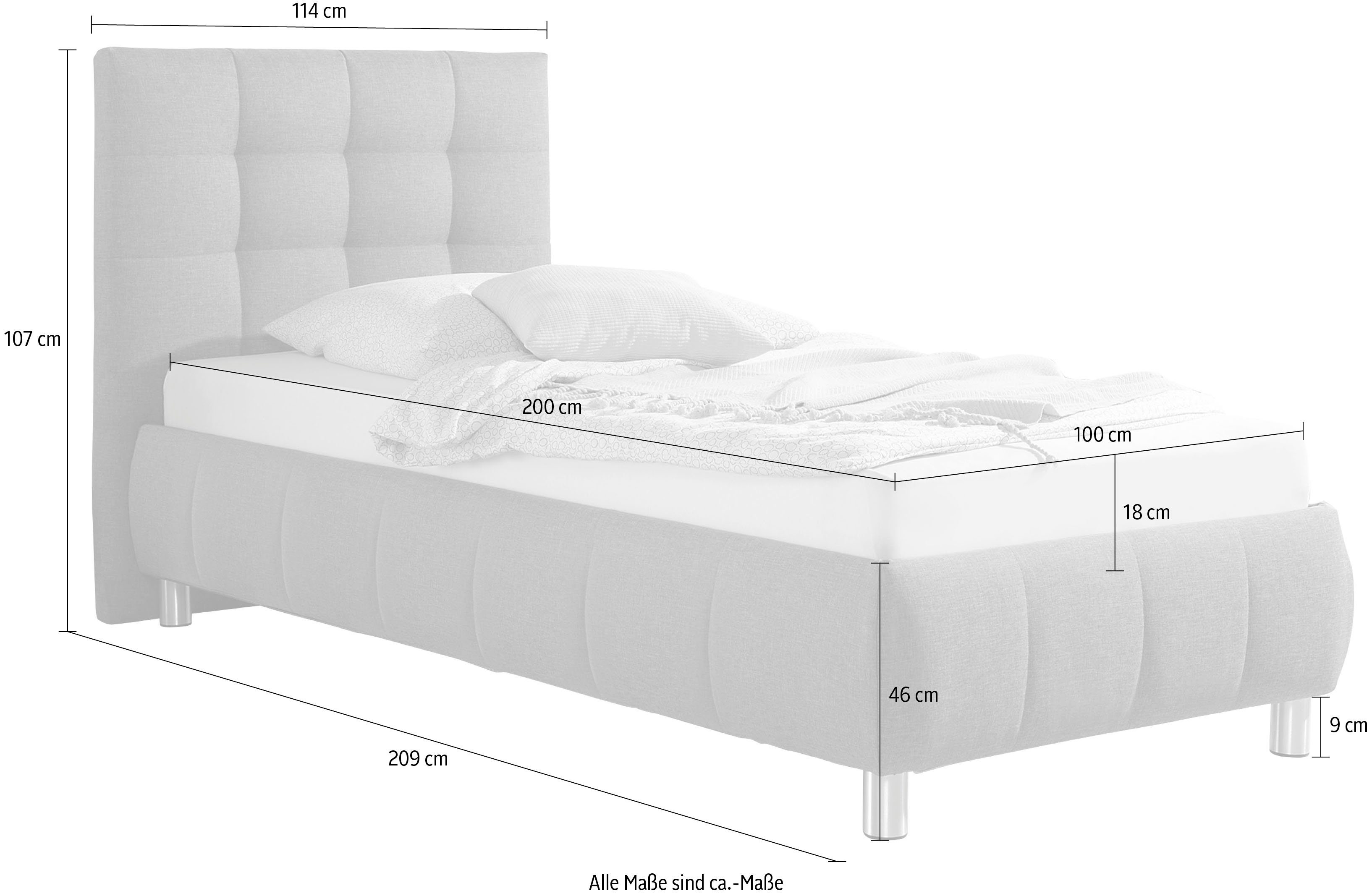 Maintal Gestoffeerd bed Lalley