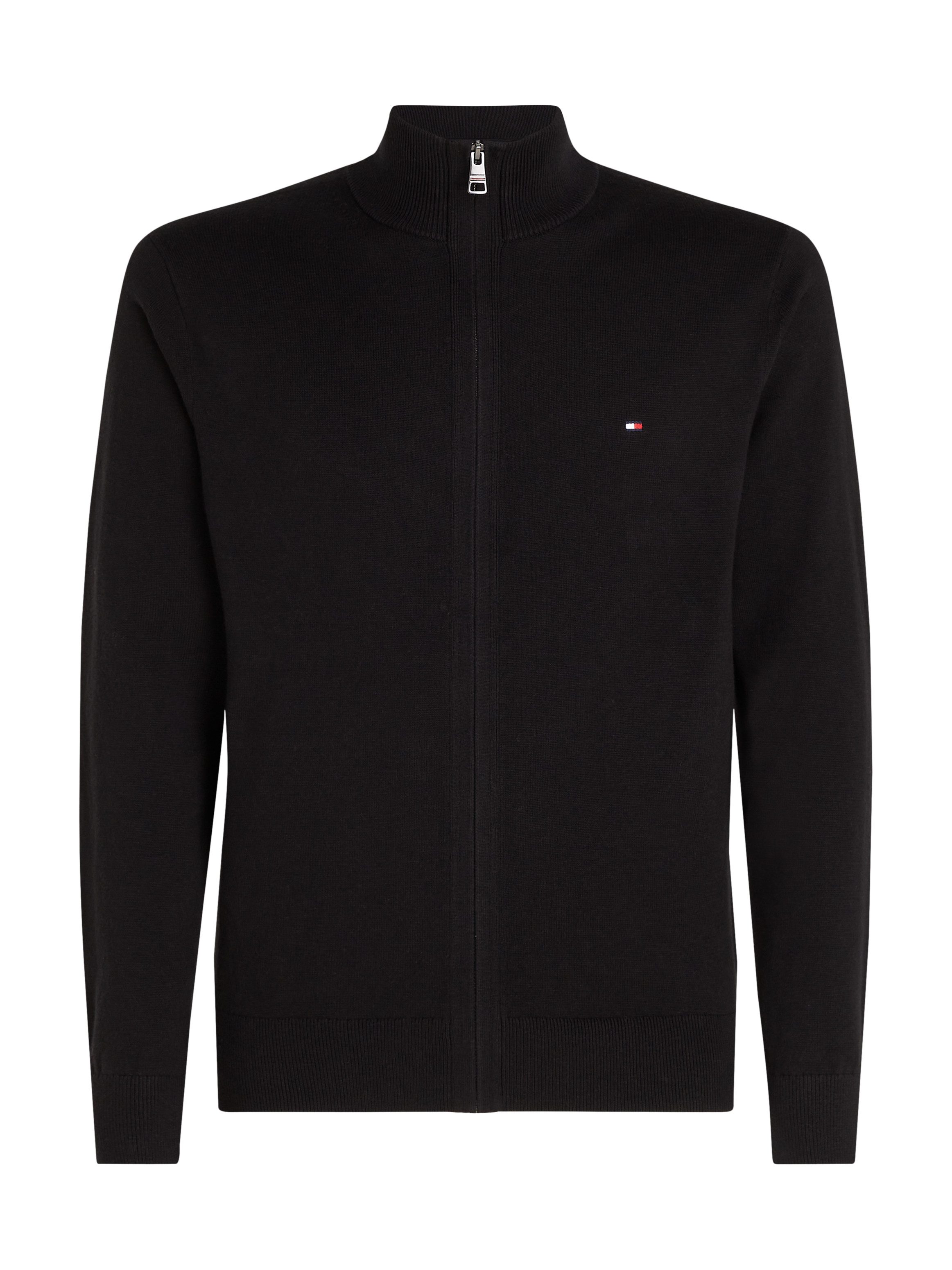 Tommy Hilfiger Cardigan PIMA ORG CTN CASHMERE ZIP THRU