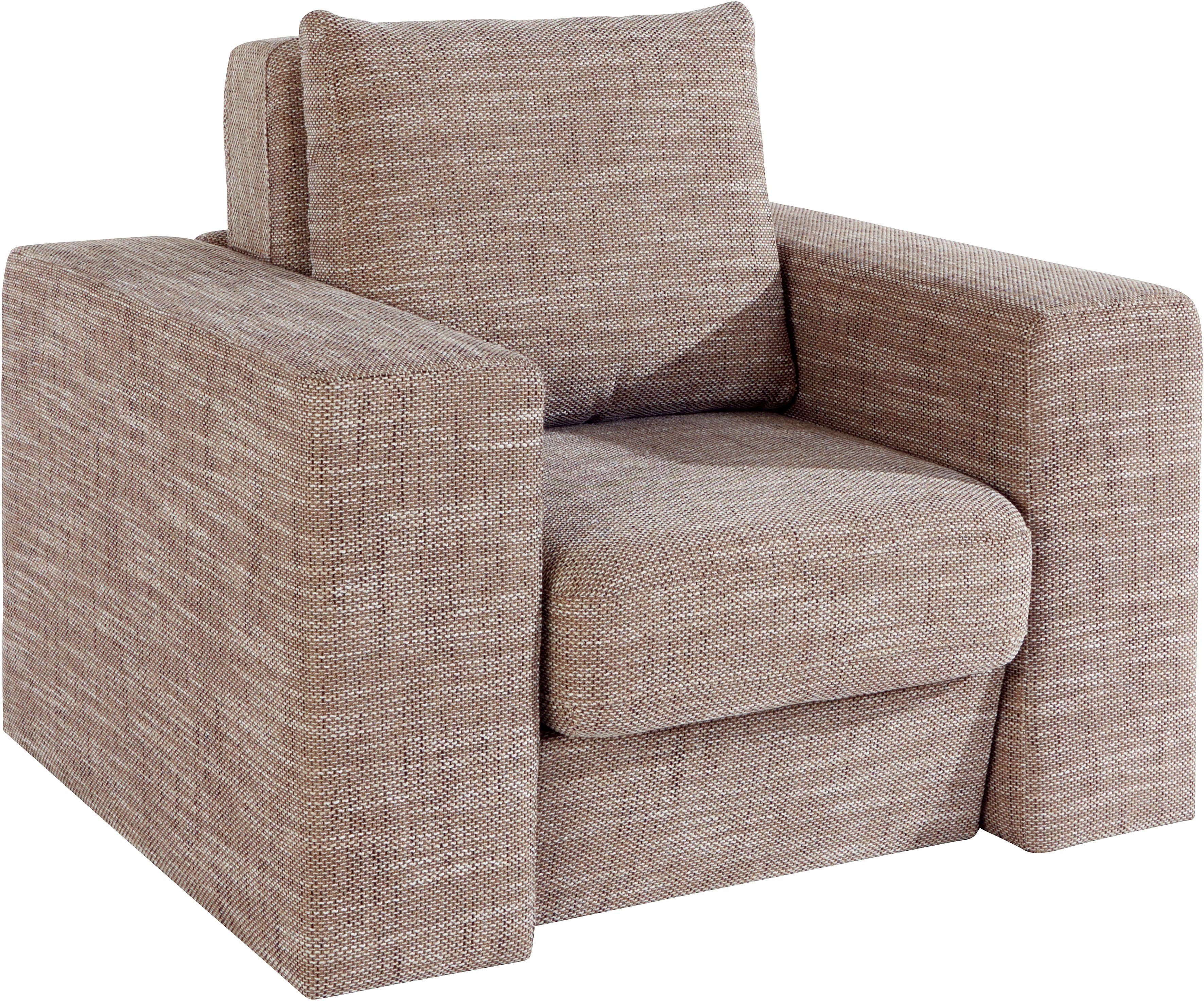 LOOKS BY WOLFGANG JOOP Fauteuil Looksv Aan te passen fauteuil: fauteuil wordt fauteuil met hocker