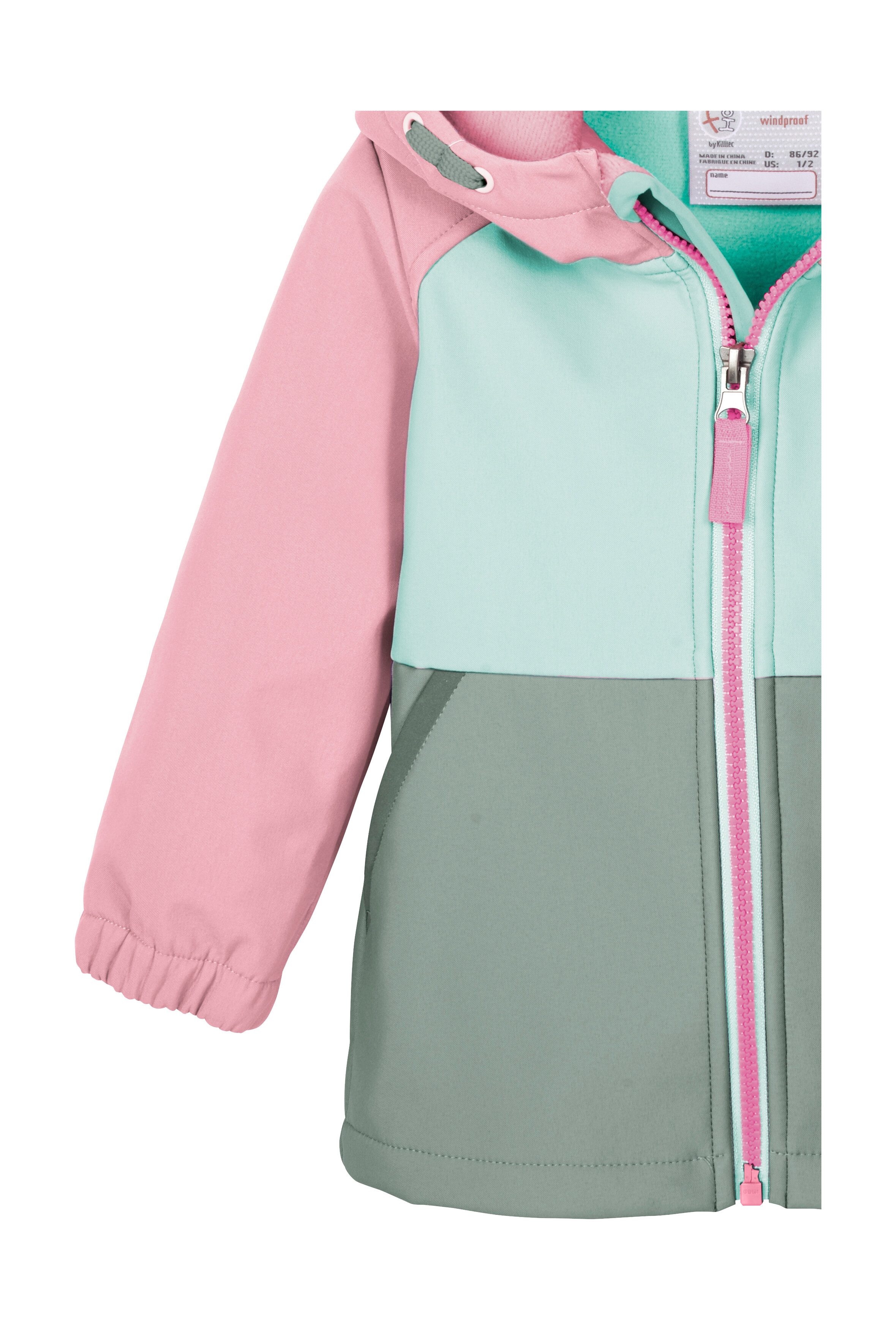 first instinct by killtec Softshell-jack FIOS 13 MNS SFTSHLL JCKT Softshelljack: waterafstotend, winddicht, PFAS-vrij geïmpregneerd