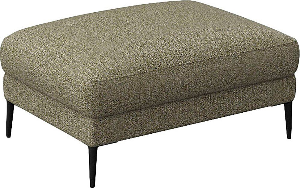 FLEXLUX Poef Belle gestoffeerde hocker, zithocker Scandinavisch design, in een sublieme verwerking