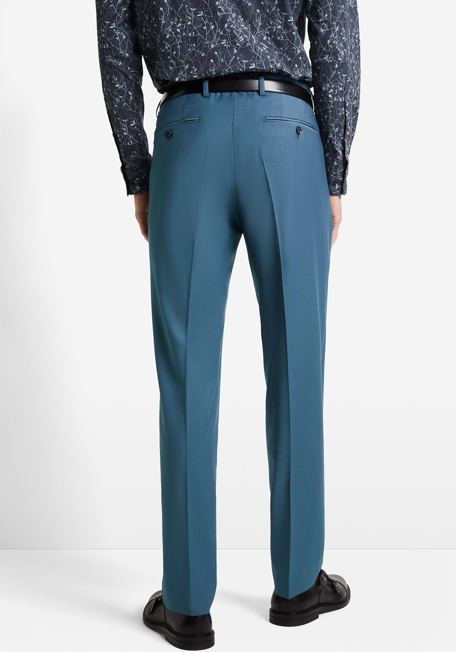 Cinque Pantalon met vouw CIMONOPOLI-H met gestempeld logo