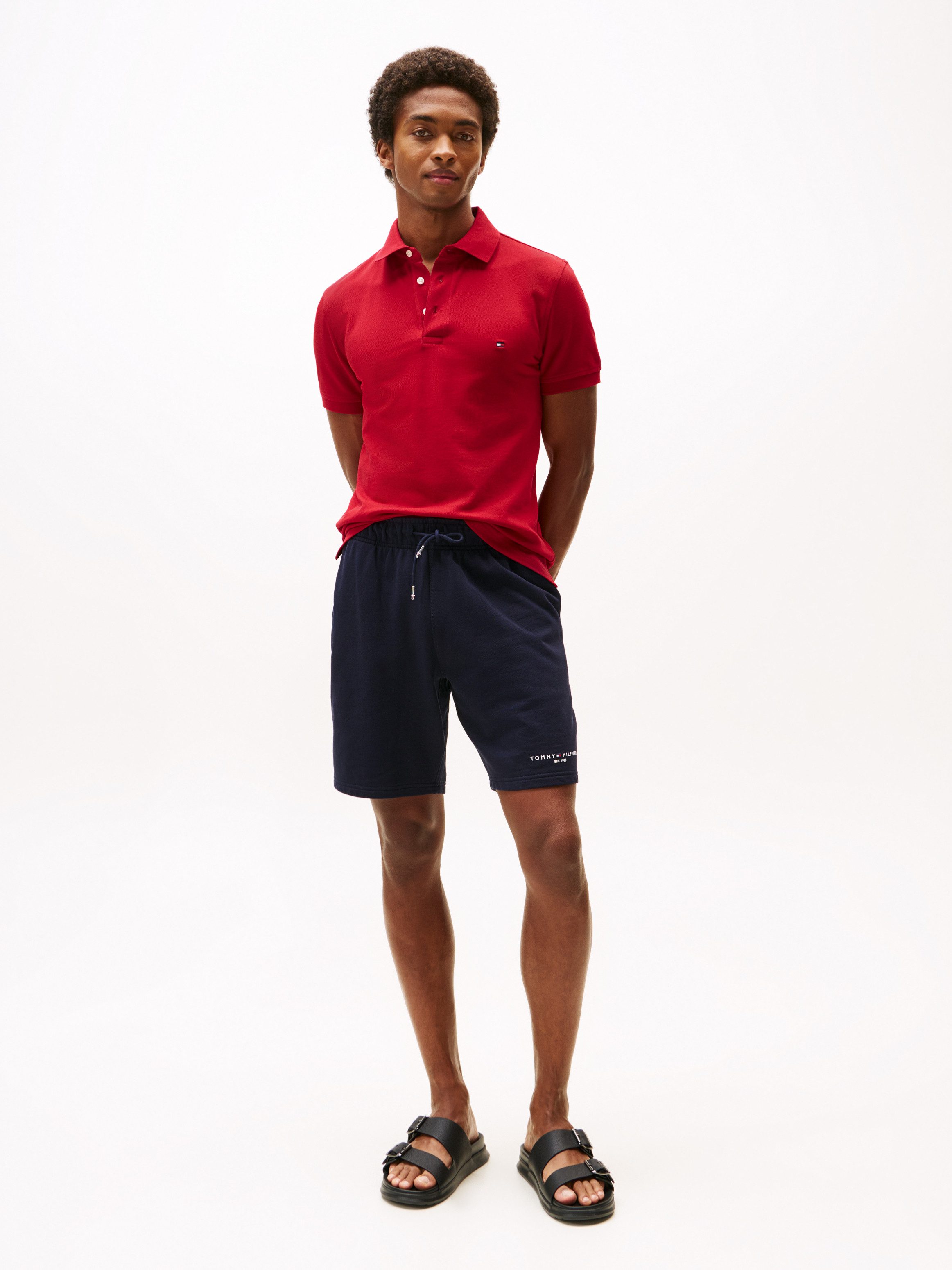 Tommy Hilfiger Poloshirt 1985 SLIM POLO hoogwaardige katoen-piqué kwaliteit