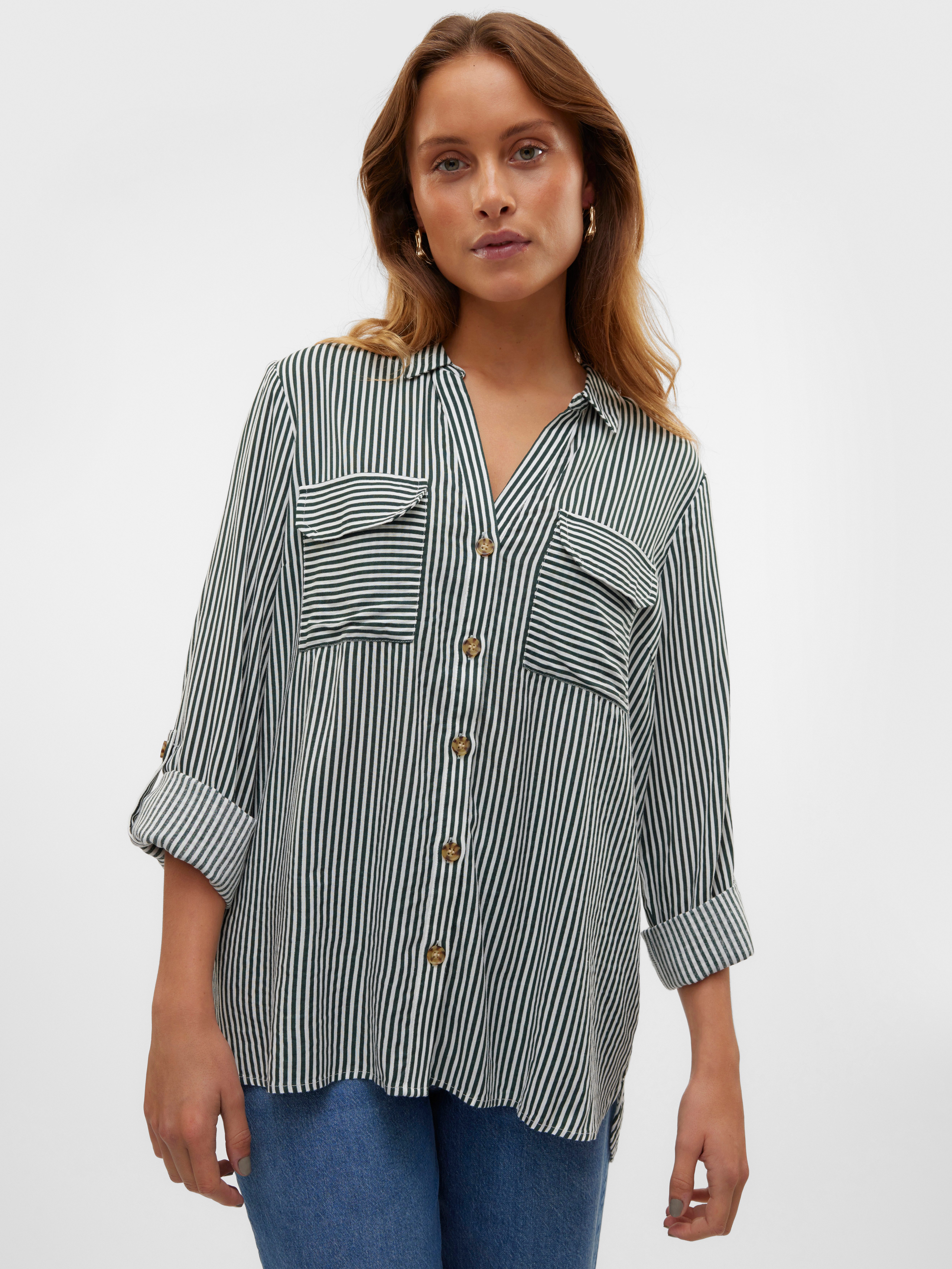 Vero Moda Overhemdblouse VMBUMPY L S SHIRT NEW WVN GA NOOS
