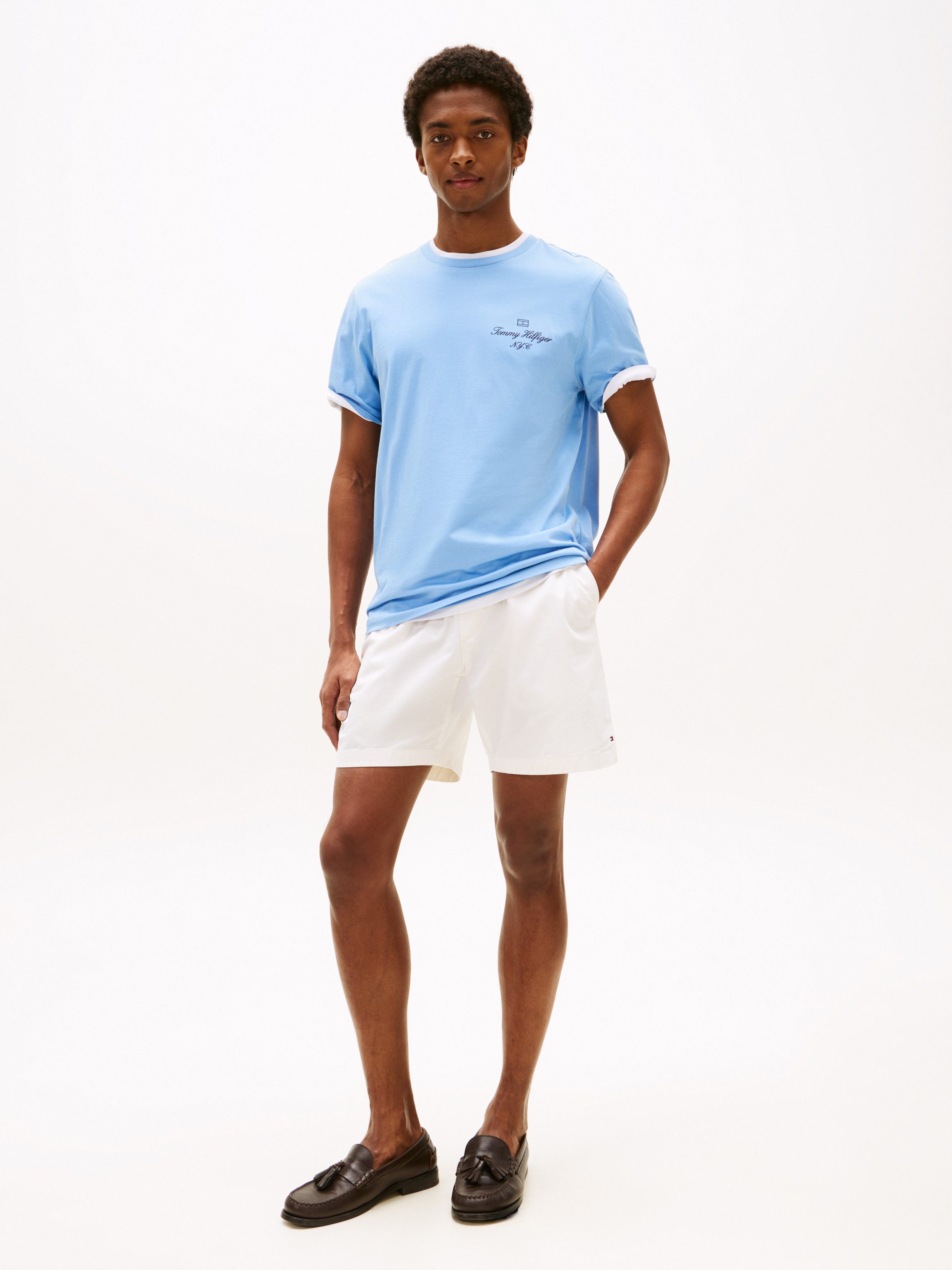 Tommy Hilfiger T-shirt OUTLINE FLAG SCRIPT TEE