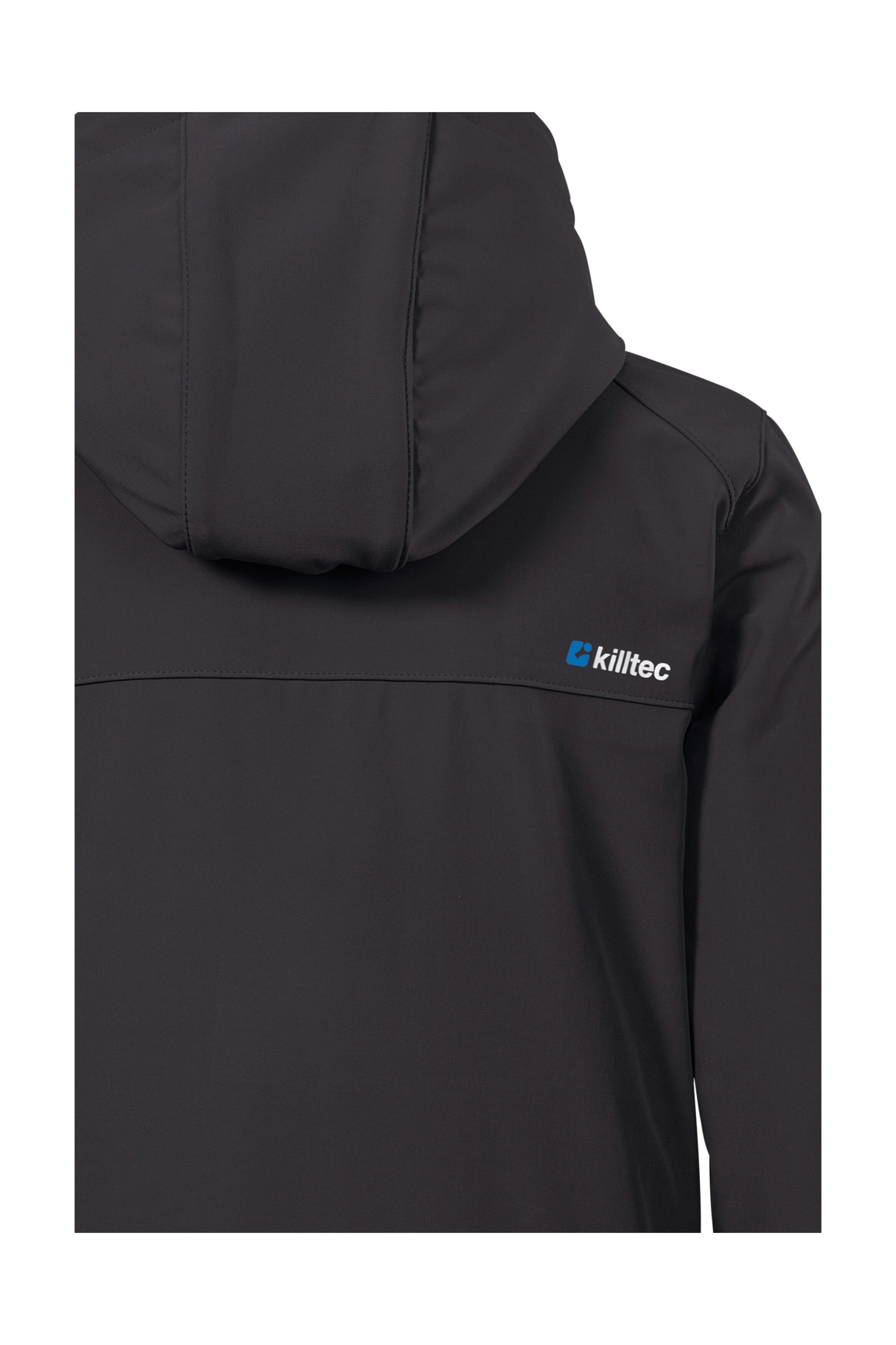 Killtec Softshell-jack Boys softshell-jack Waterafstotende softshelljack met capuchon, fleece en PFAs-vrij