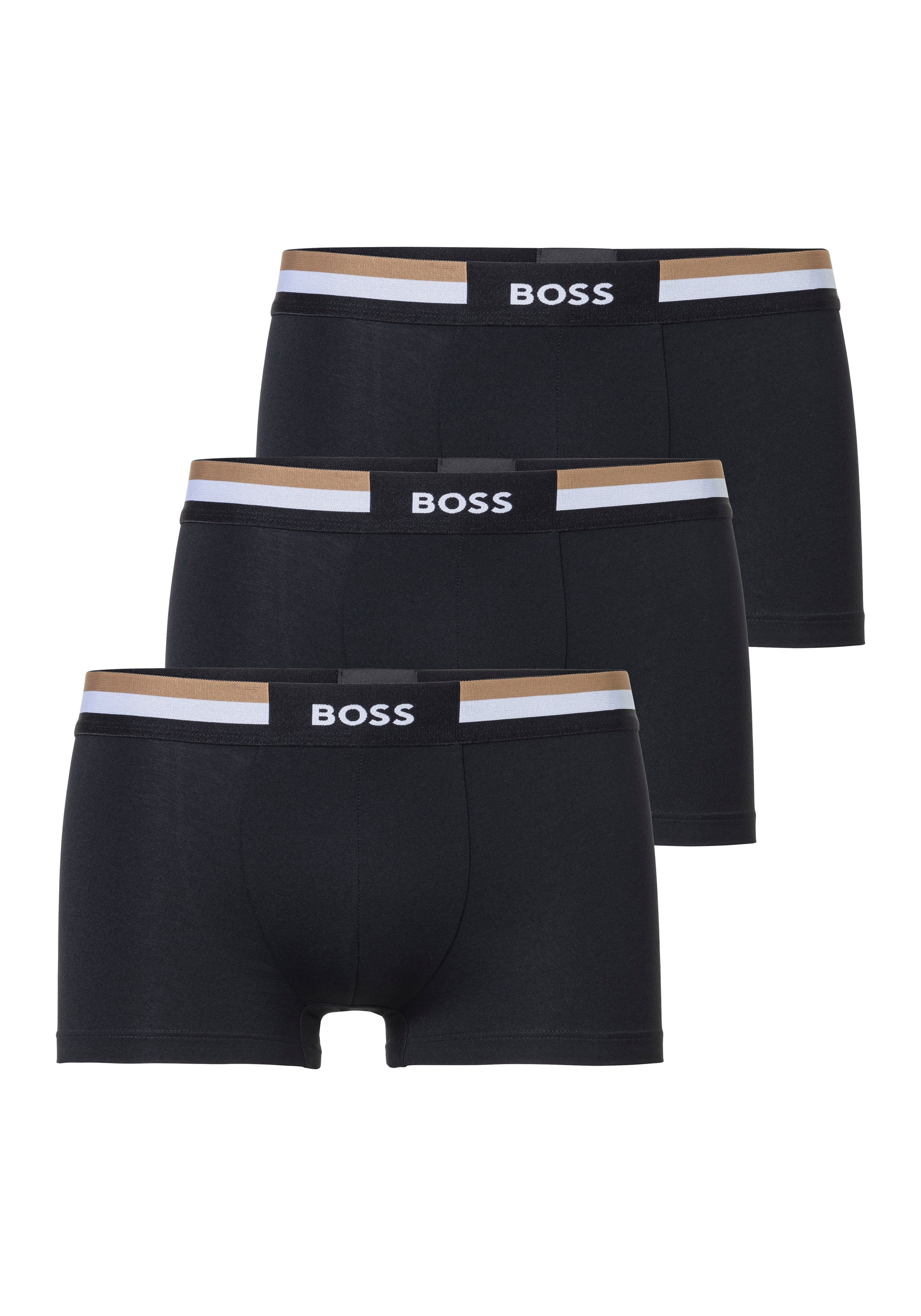 BOSS Trunk 3P Motion met elastische band (3 stuks)
