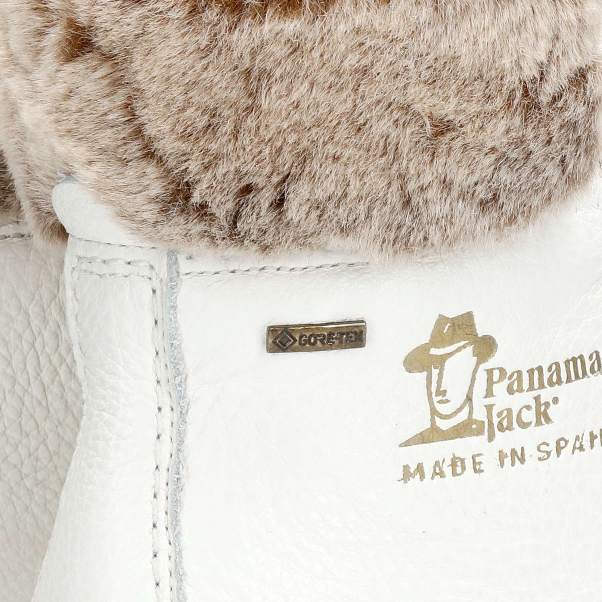 Panama Jack Veterschoenen Felicia Gtx , winter enkellaarsjes, outdoorlaarzen, blokhak, met nepbont kraag