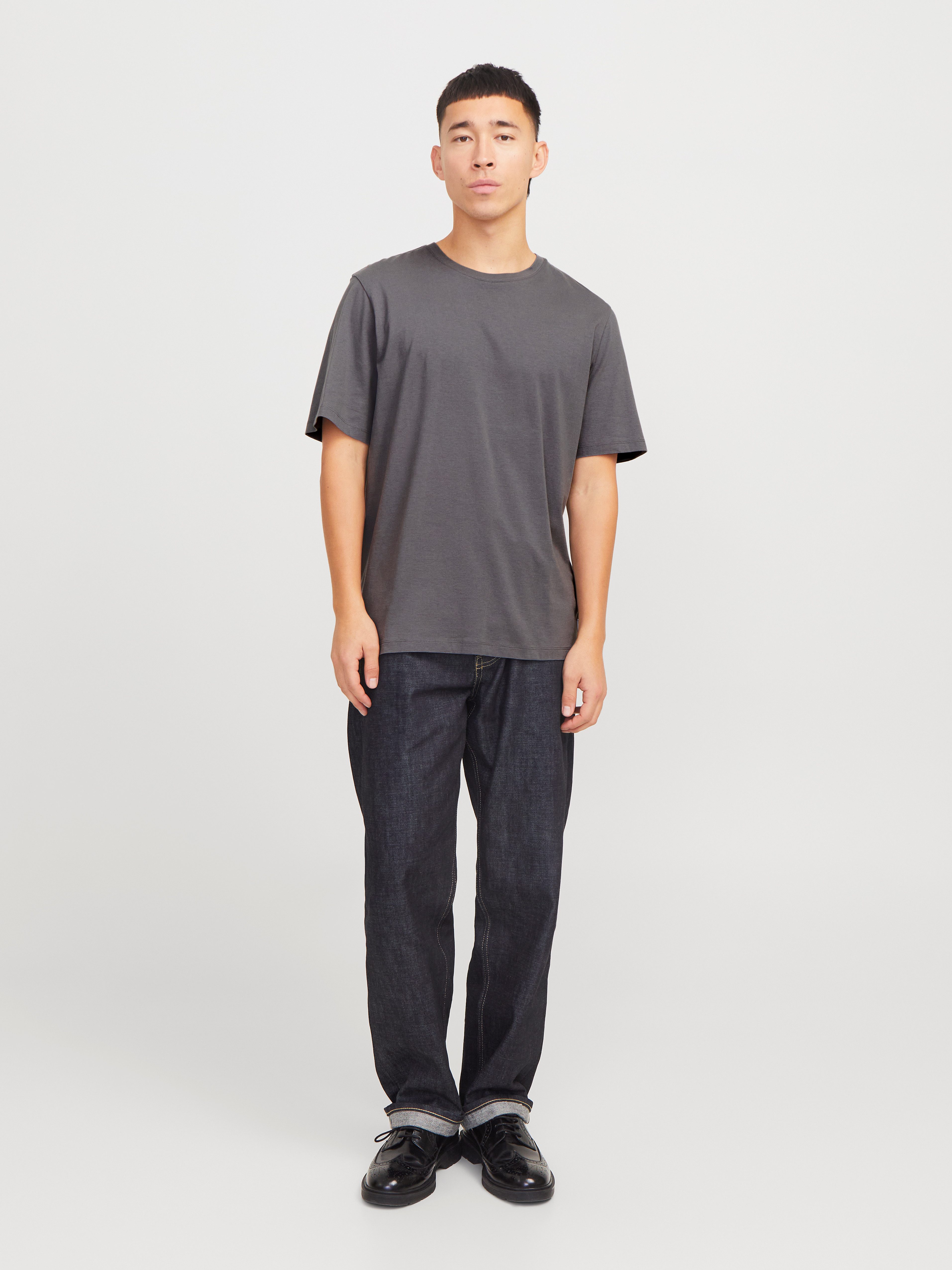 Jack & Jones Shirt met ronde hals JJEORGANIC BASIC TEE SS O-NECK NOOS