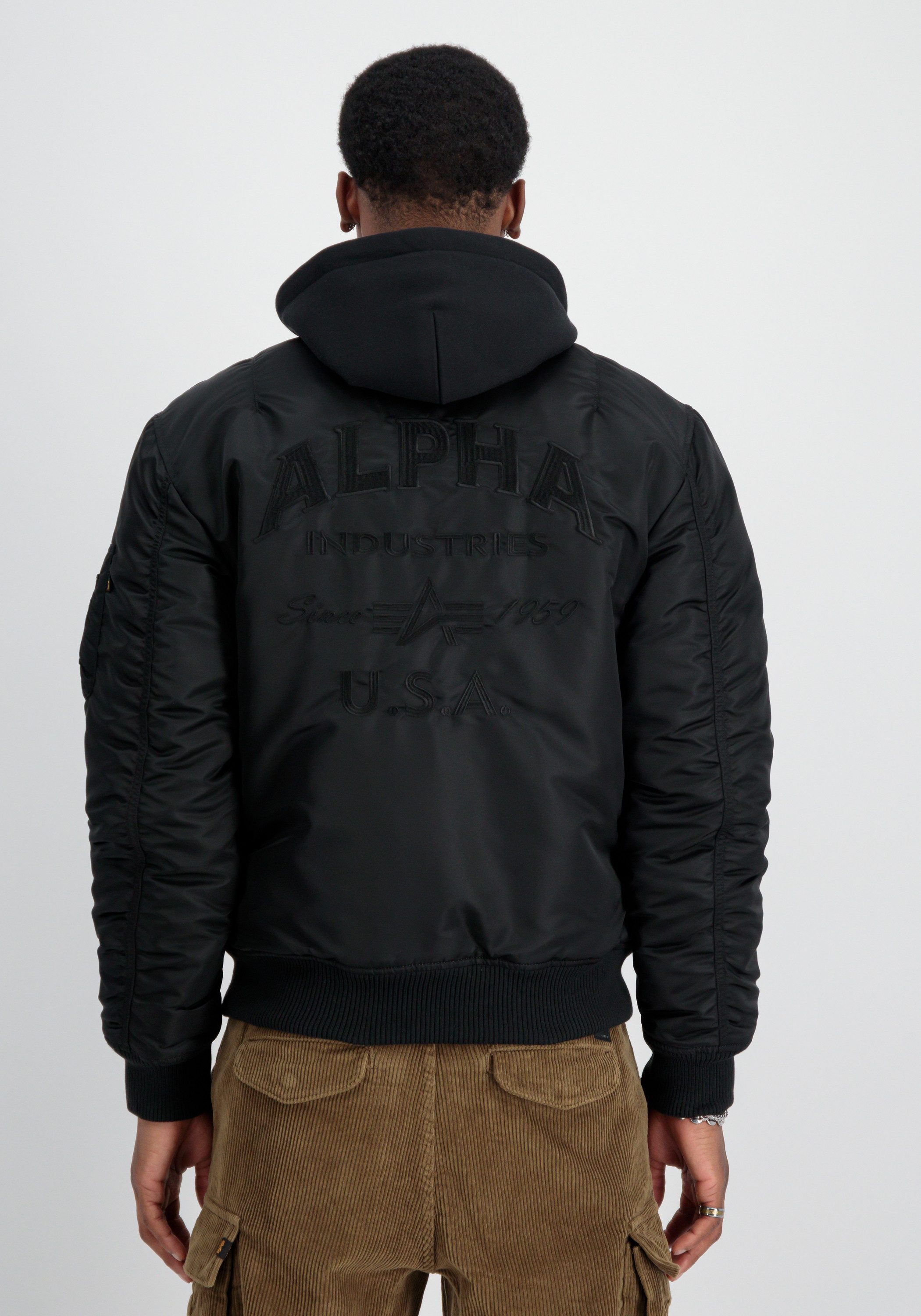 Alpha Industries Bomberjack Alpha Industries Mannen - Bomberjacks MA-1 Zip Kap Achter EMB