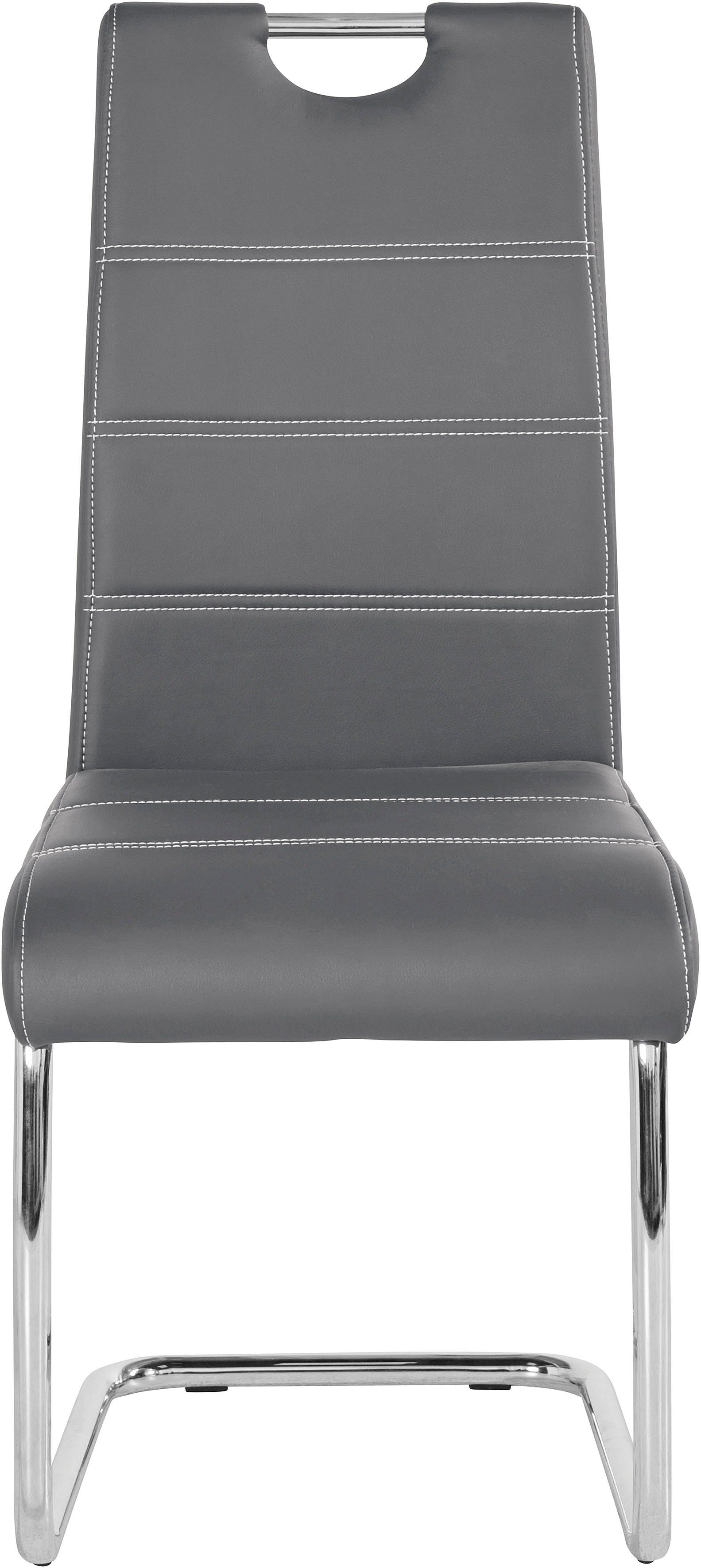 HELA Vrijdragende stoel Flora, eetkamerstoelen Vrijdragende stoel set: 1, 2 of 4 stuks, hoog zitcomfort