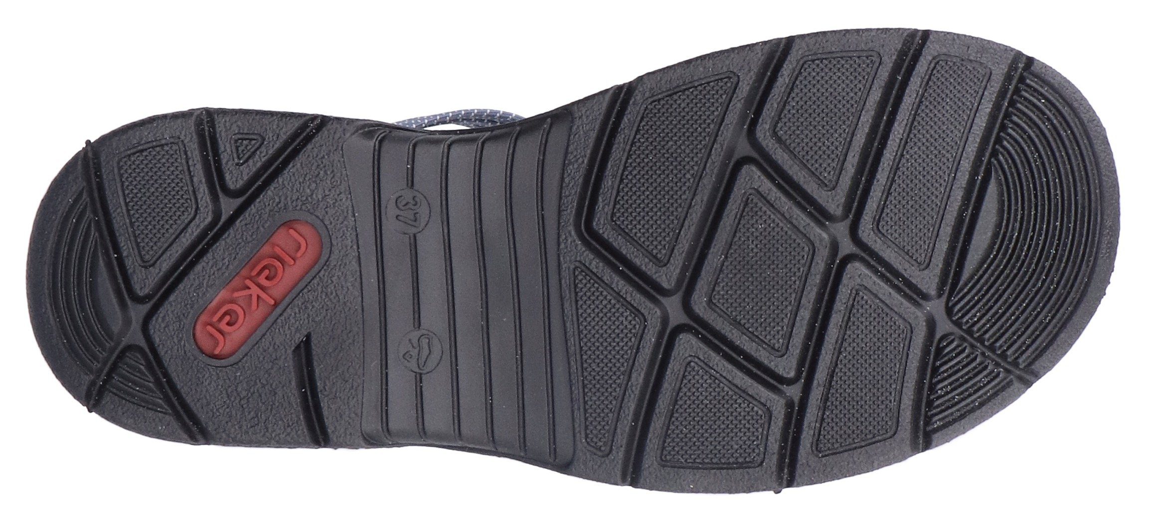 Rieker Sandalen , zomerschoen, sandaal, sleehak, met elastische bandjes