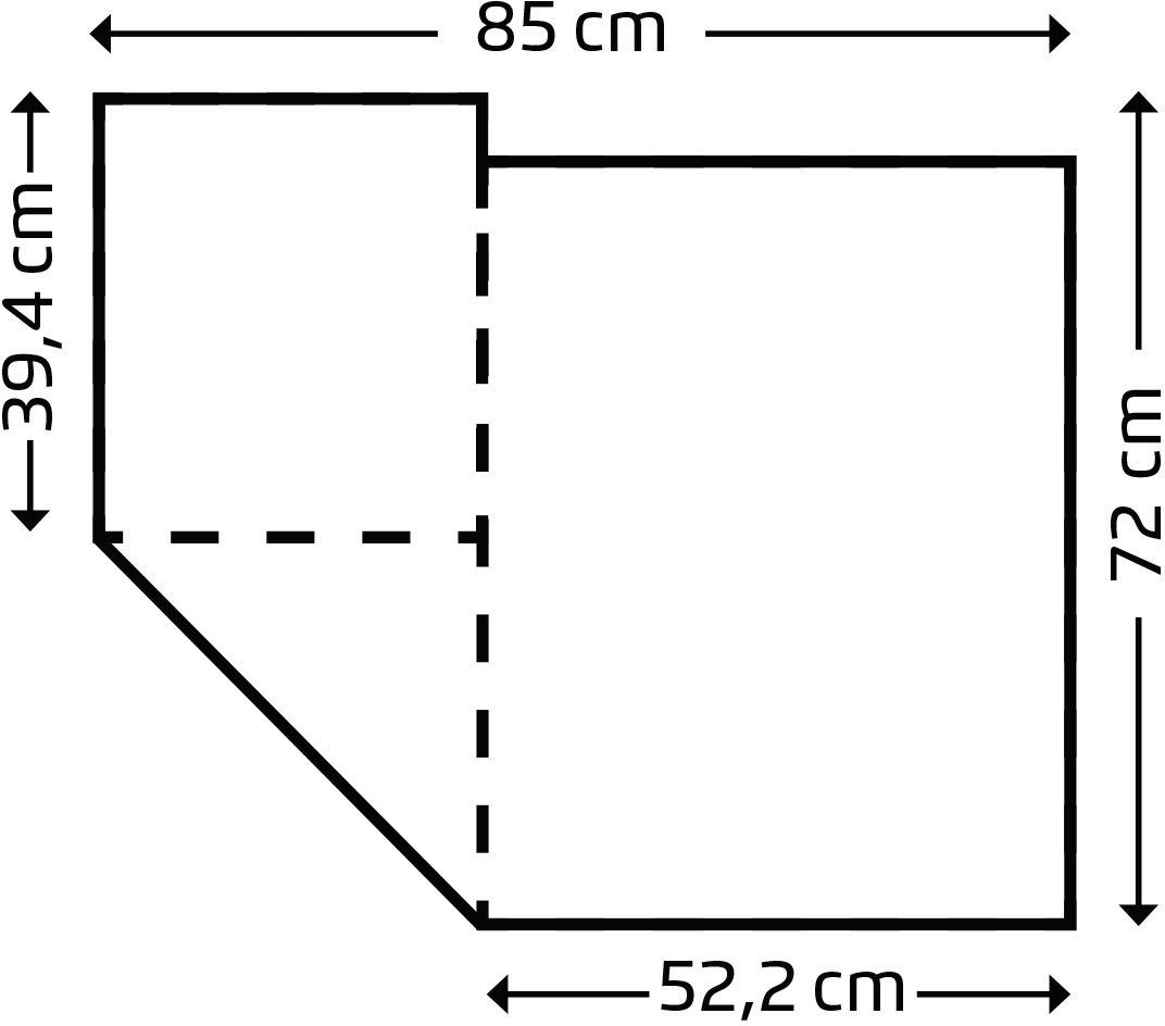 rauch Hoekkledingkast Skagen in landelijke stijl