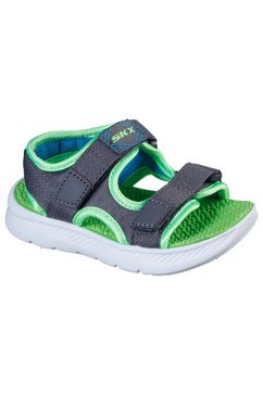 skechers kids sandalen c-flex sandal 2.0-hydrowaves met lichte loopzool grijs