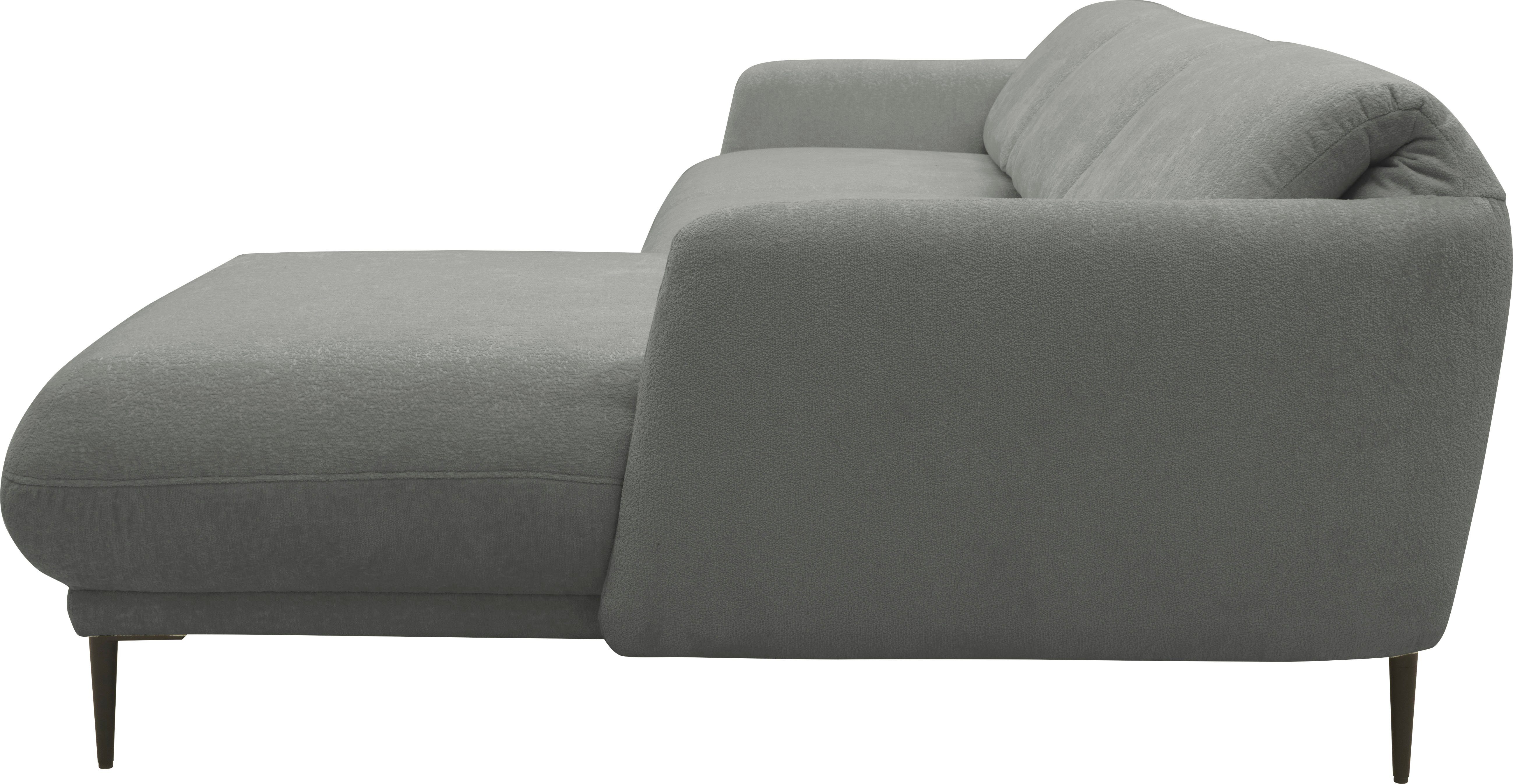 andas Hoekbank Skovsende zitbreedte 245 cm, rugleuning traploos opklapbaar voor
