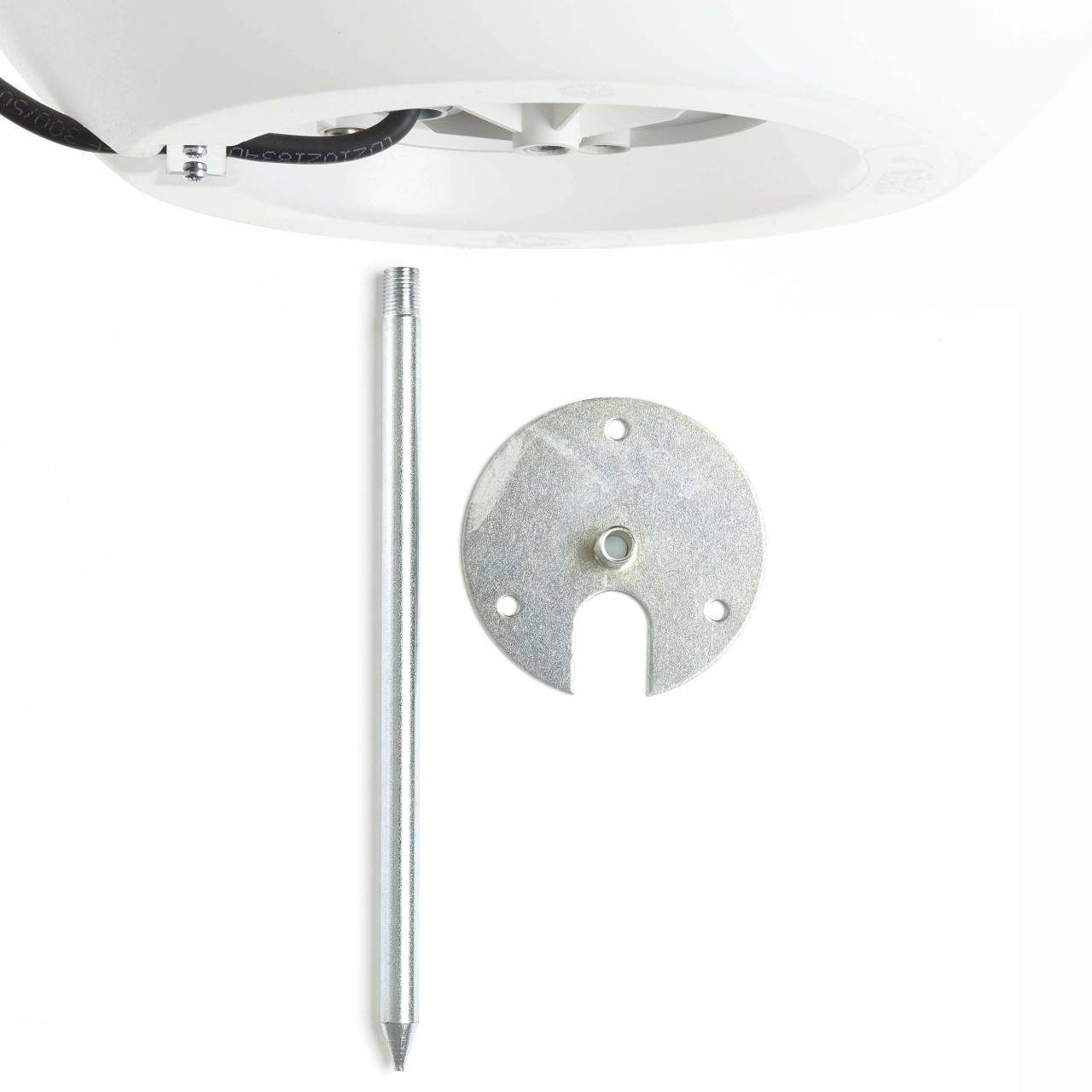 Brilliant Leuchten Tuinlamp Garden Buitenlamp 30 cm wit (1 stuk)