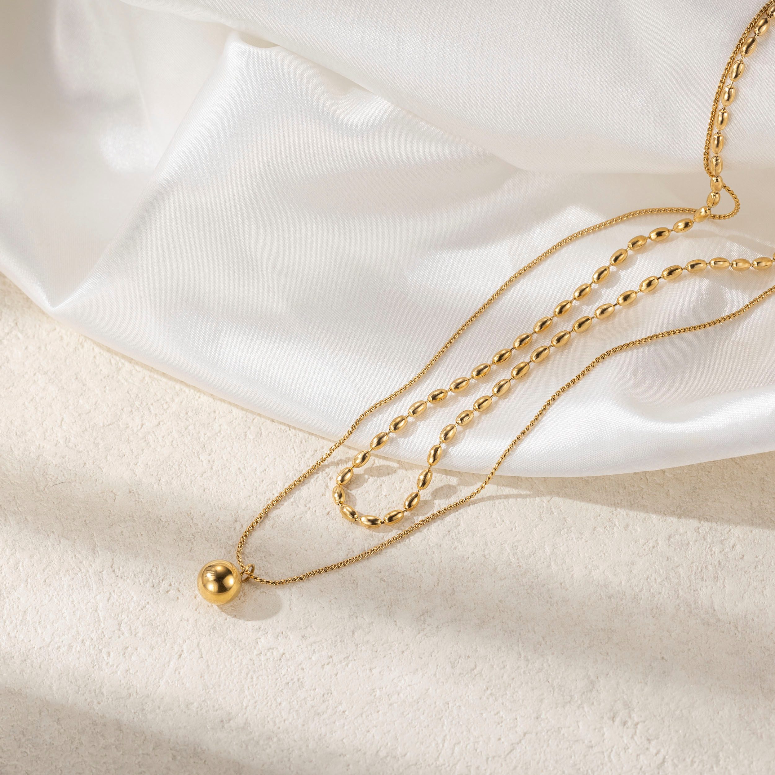 Firetti Ketting met hanger Sieraden cadeau roestvrijstalen halssieraden halsketting laag dubbelrijig