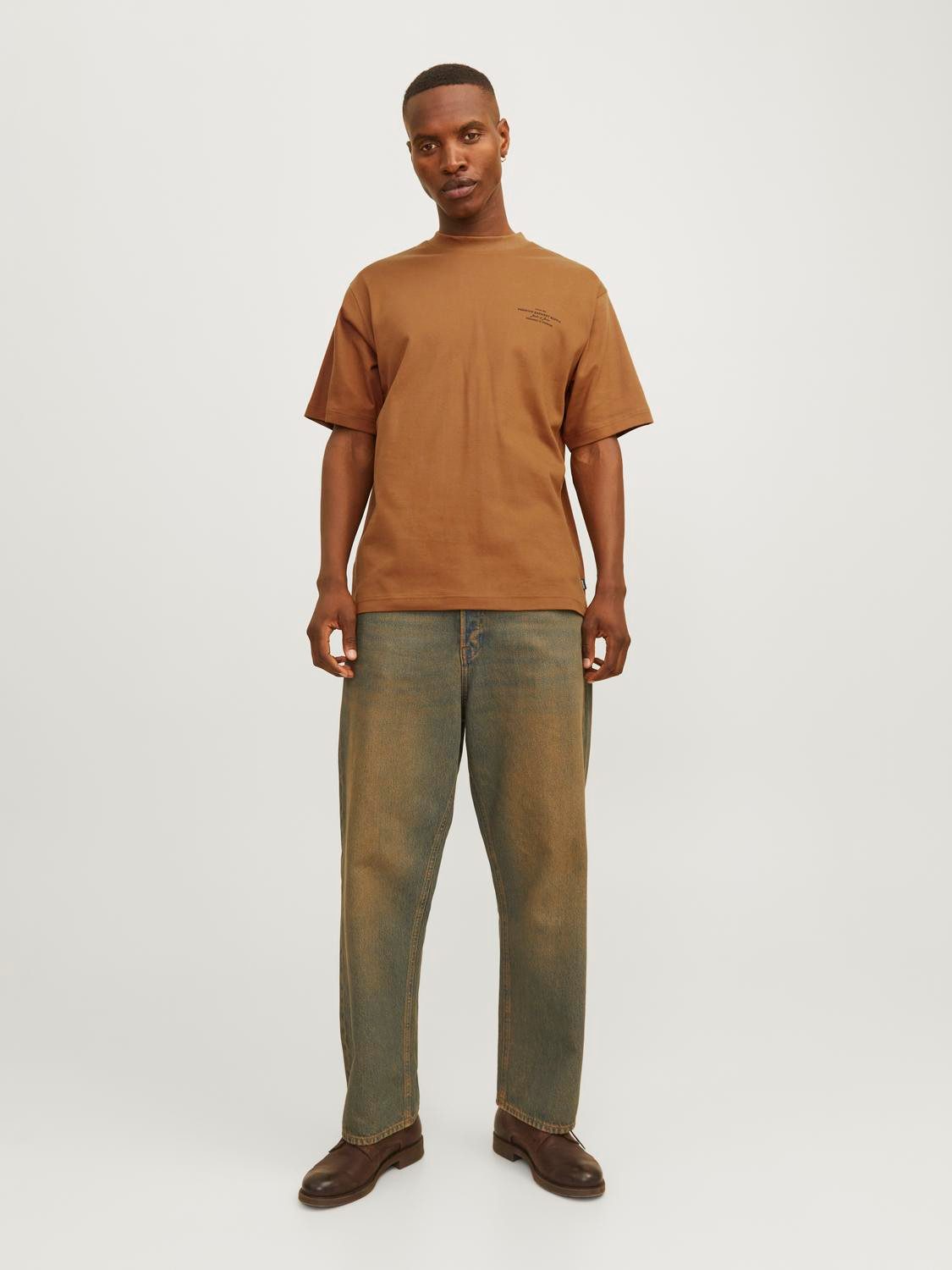 Jack & Jones Shirt met ronde hals JPRBLACHAD BRANDING SS CREW NECK TEE SN