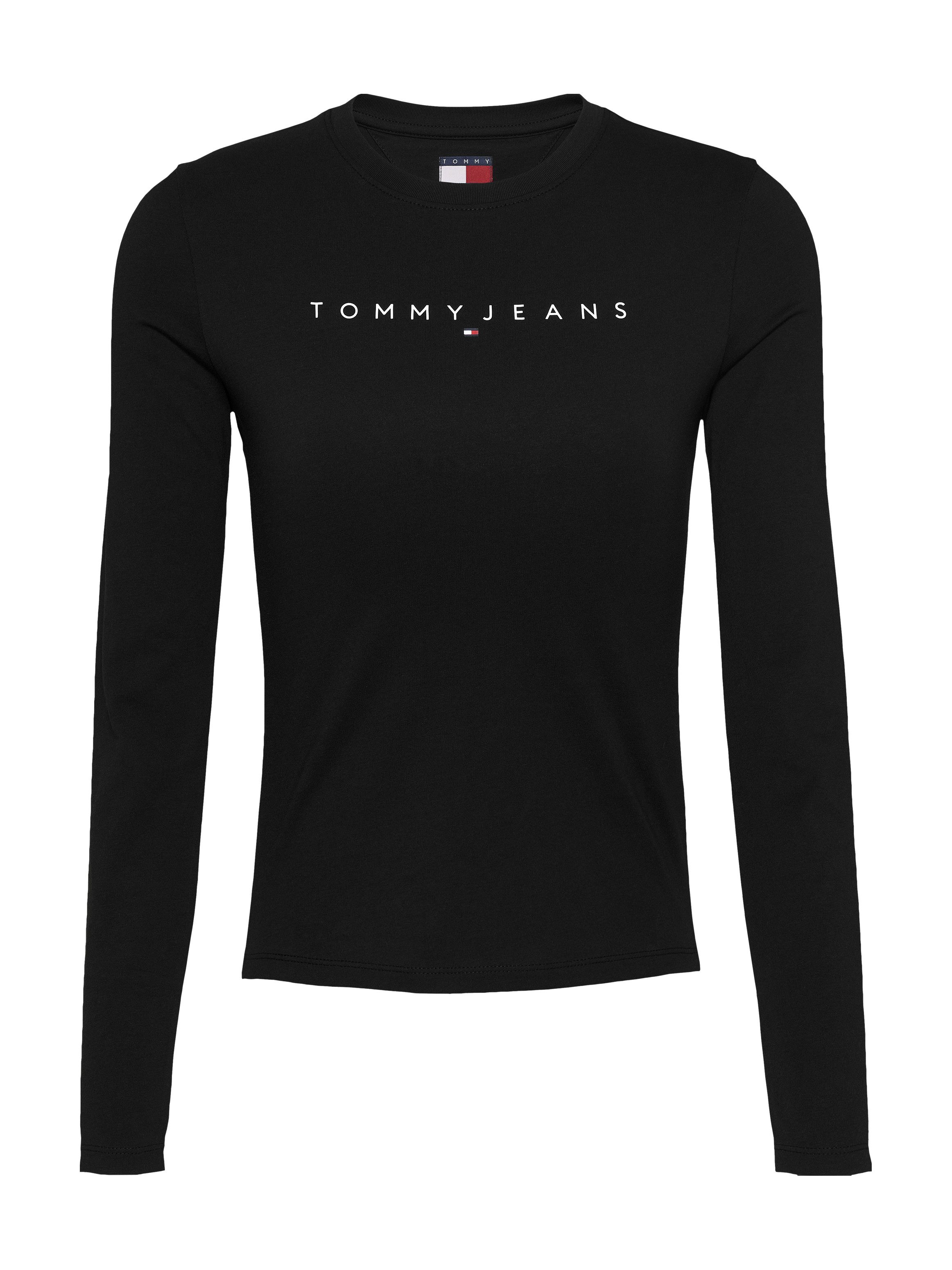 Tommy Jeans Curve Shirt met lange mouwen TJW SLIM LINEAR TEE LS EXT