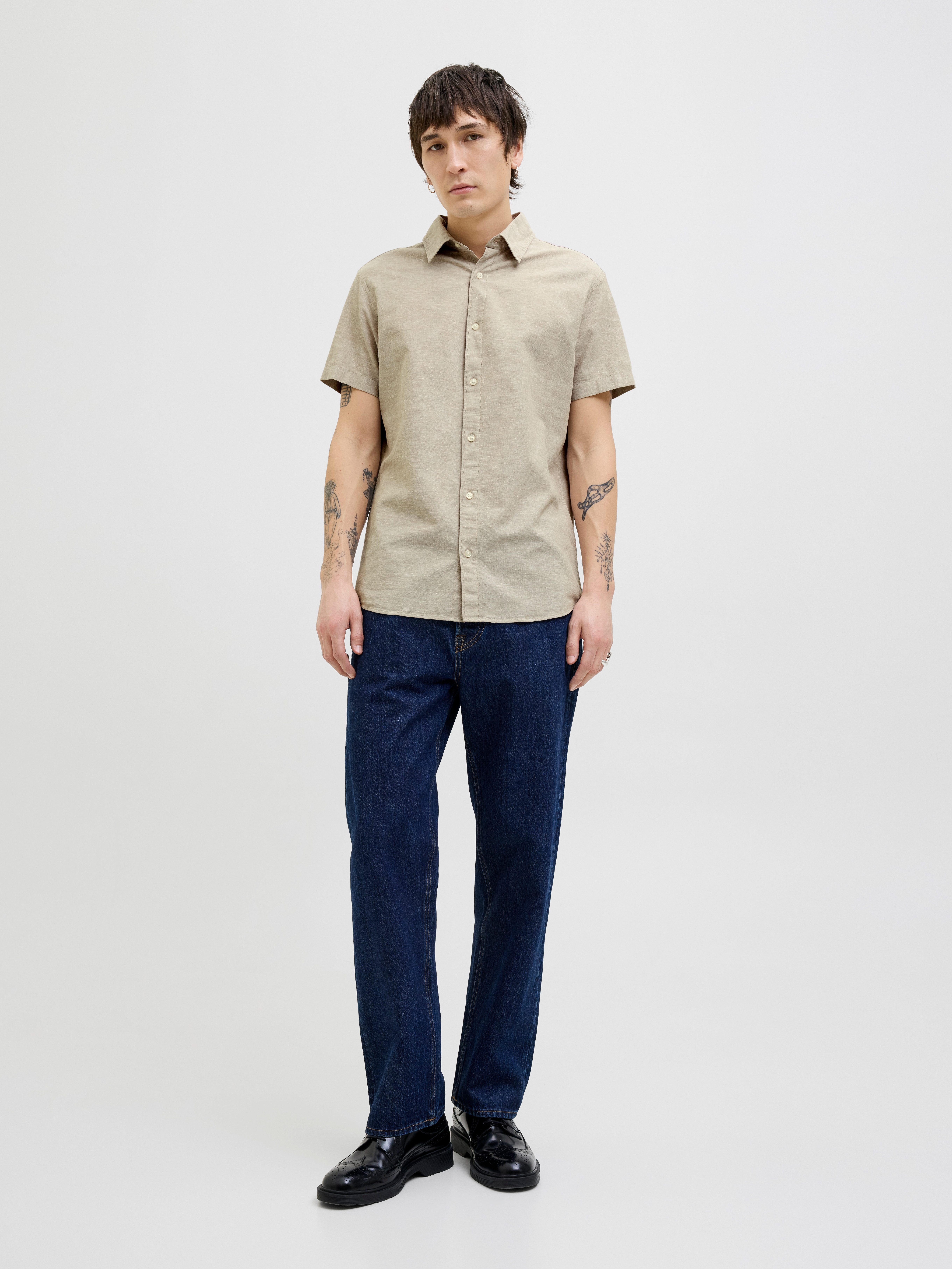 Jack & Jones Overhemd met korte mouwen JJEBREEZE SHIRT SS SN