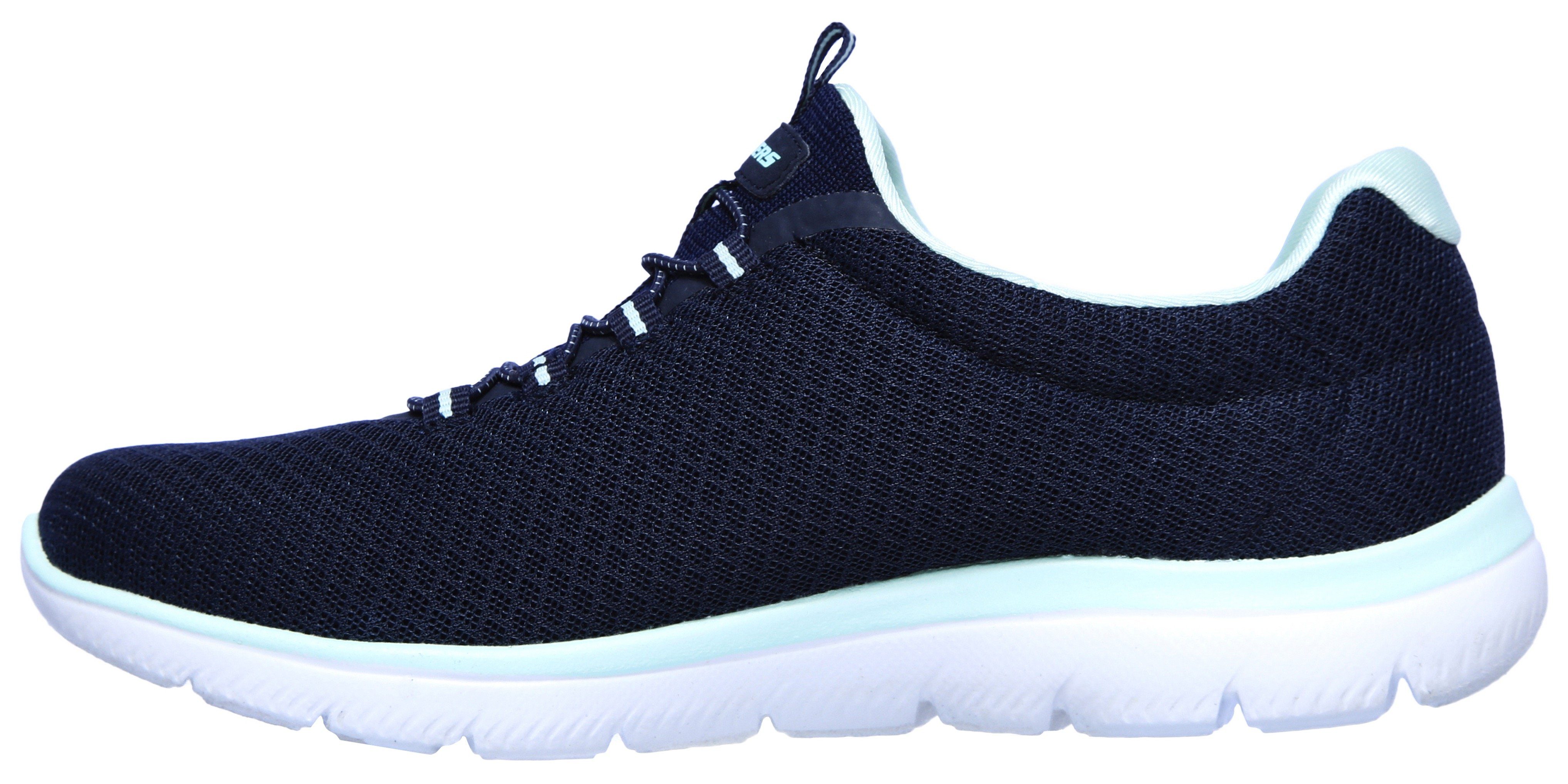 Skechers Slip-on sneakers Summits Vrijetijdsschoen, comfortabele schoen met schokabsorberende tussenzool