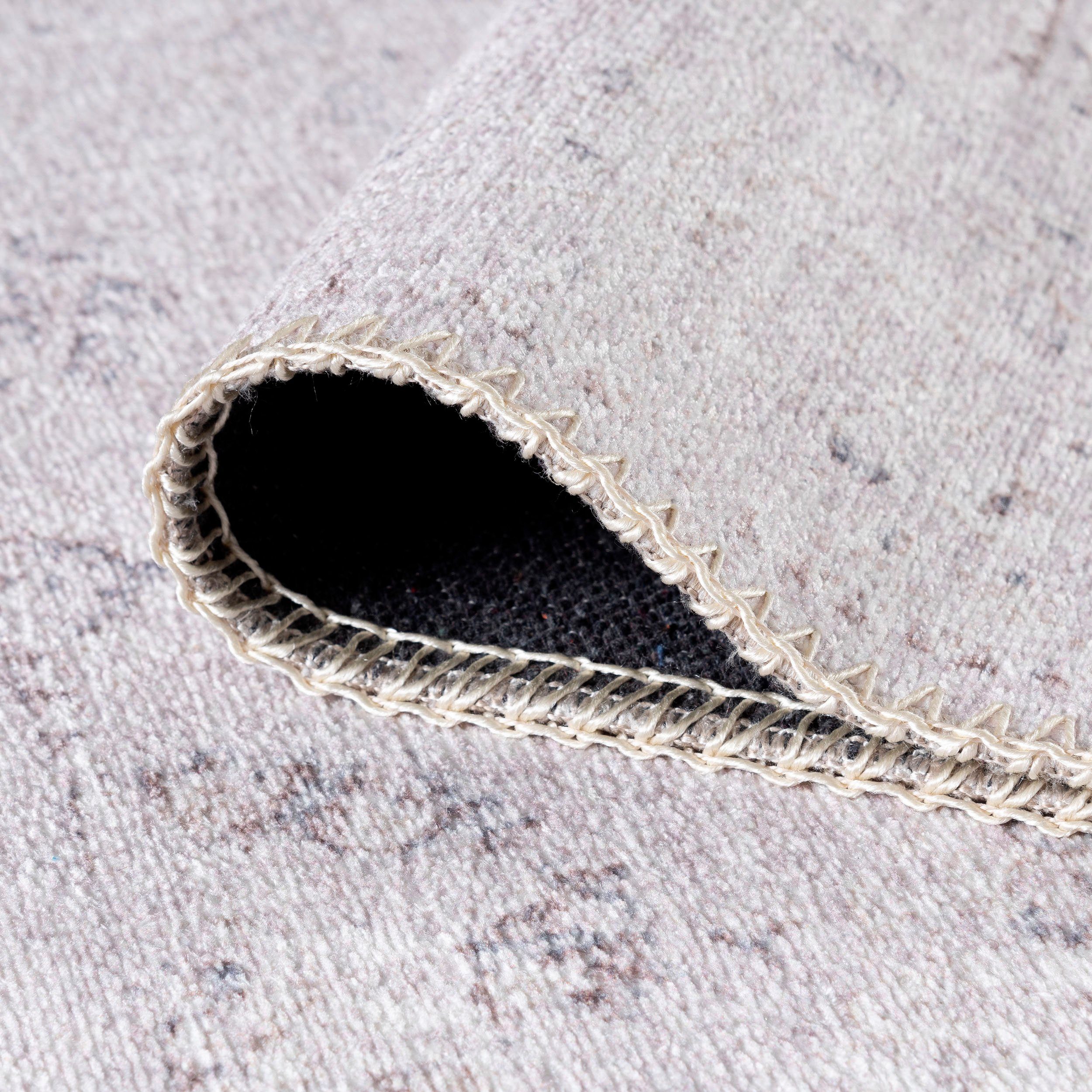 Sehrazat Vloerkleed Vintage 3580 Korte pool, wasbaar, chenille met katoen, woonkamer