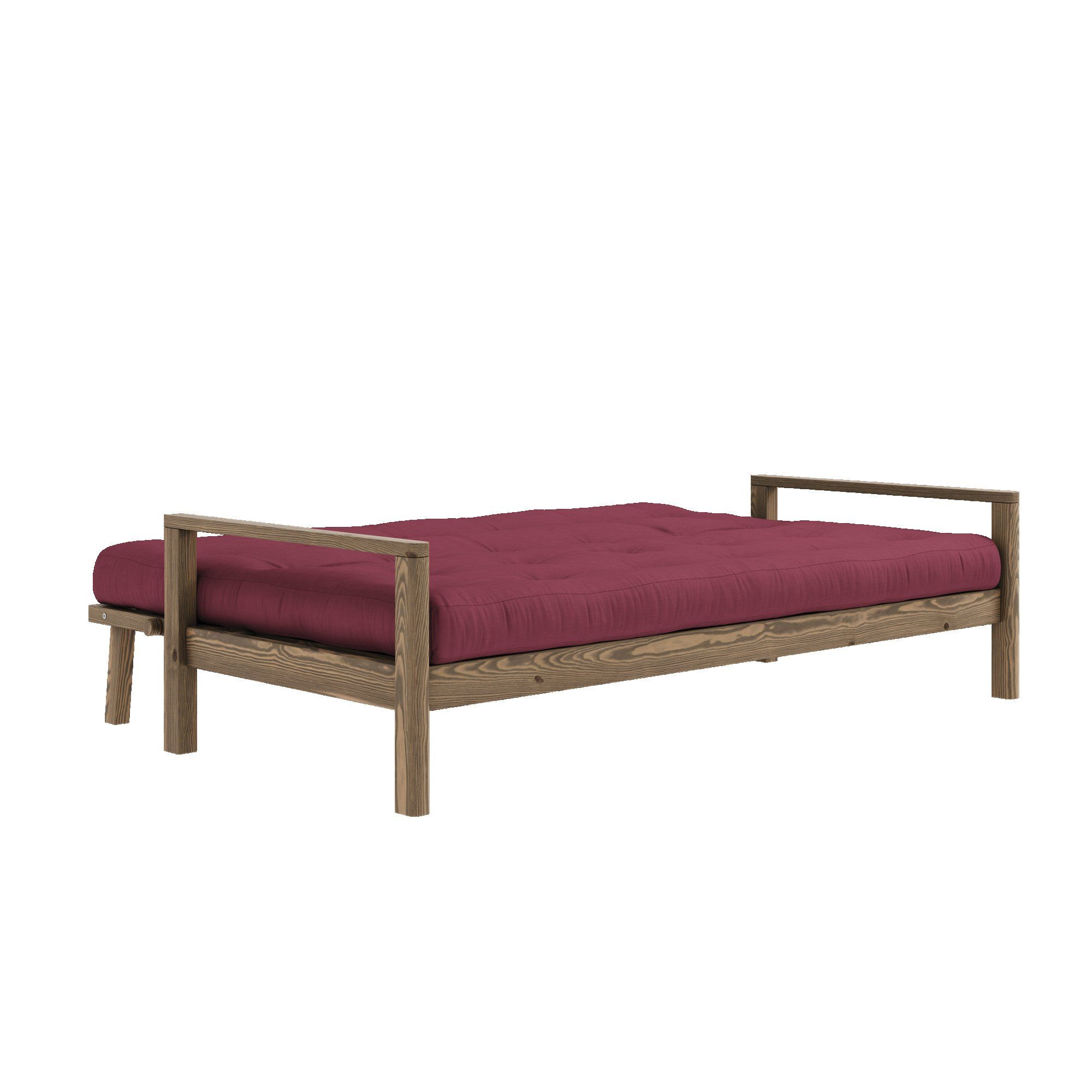 Karup Slaapbank Knob met futonmatras, verschillende kleuren, fsc®-gecertificeerd, dennenhout