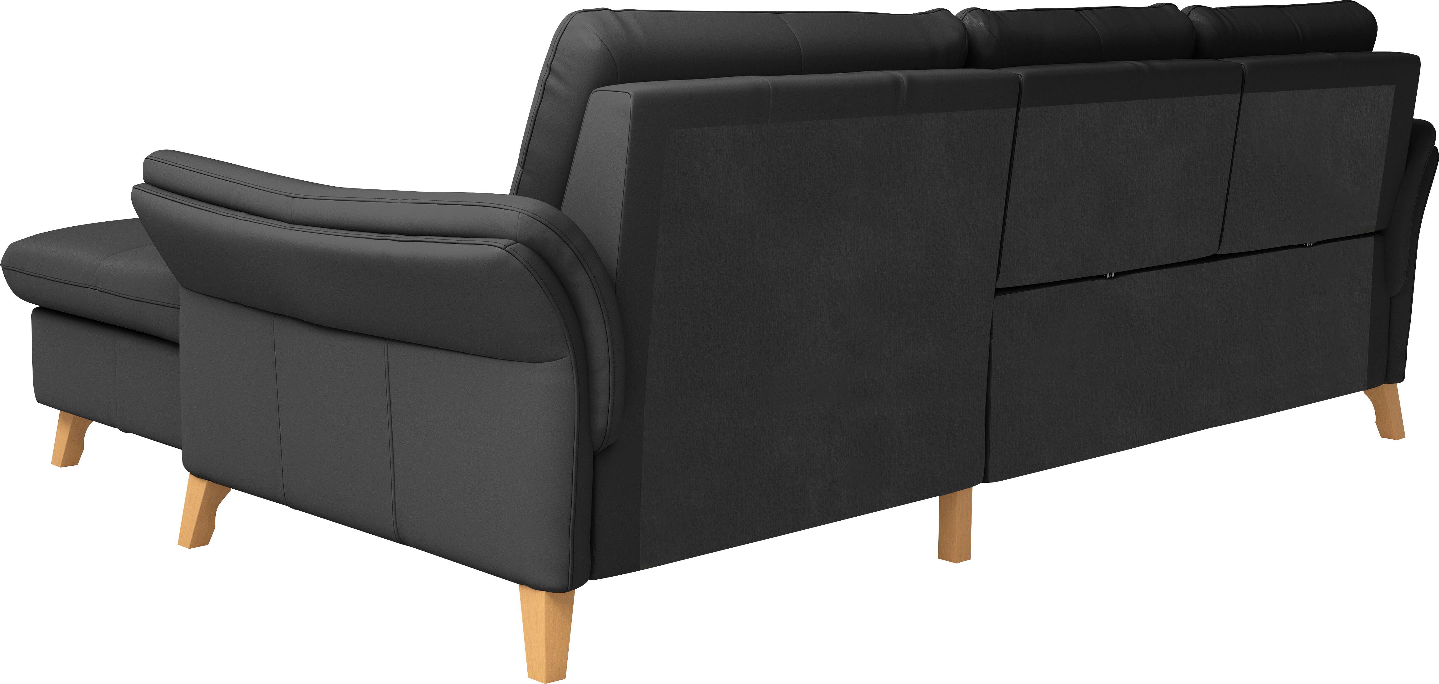 sit&more Hoekbank Göteborg Zitdiepteverstelling en binnenvering, naar keuze met slaapfunctie