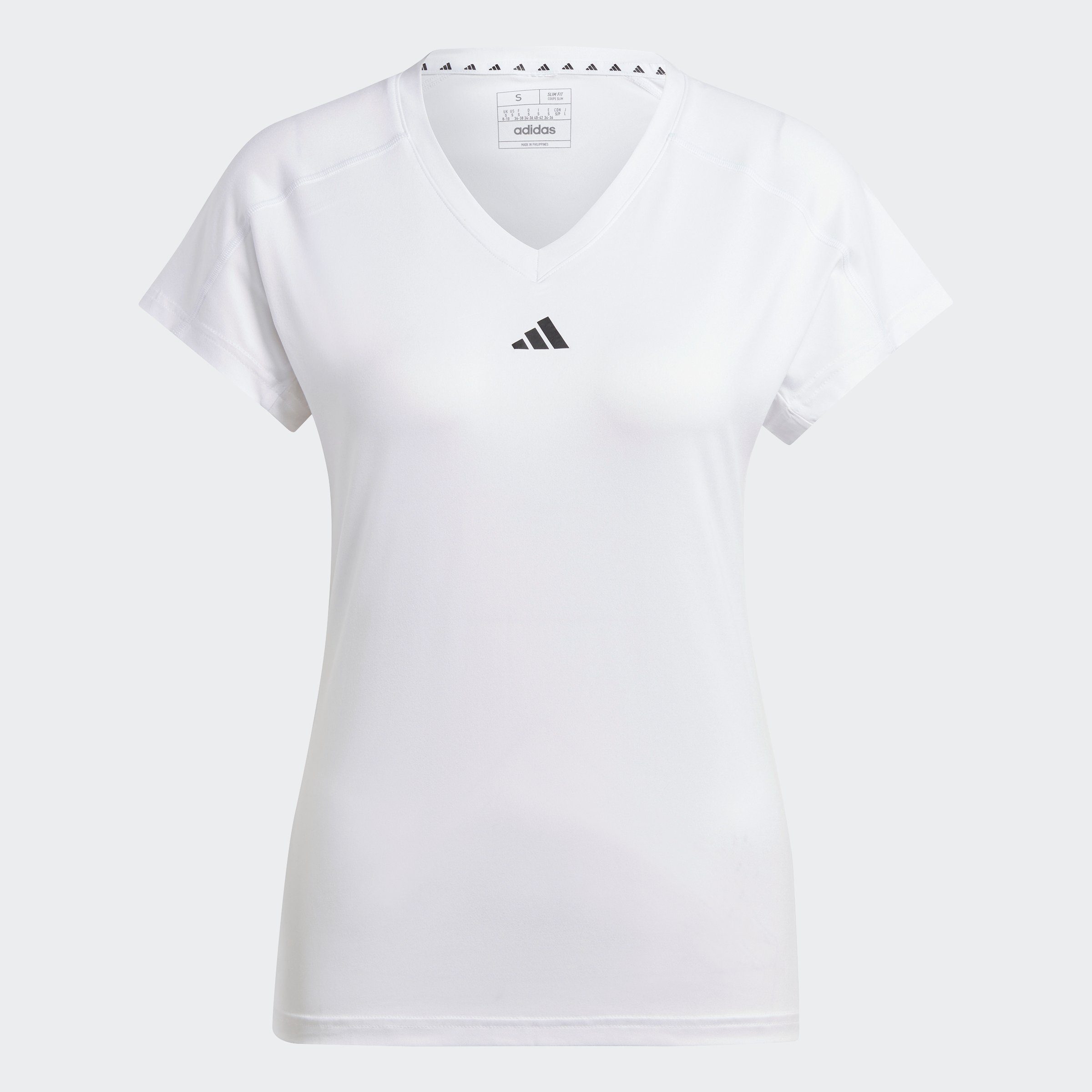 adidas Performance T-shirt TR-ES MIN T Trainingsshirt, vochtabsorberend met V-hals