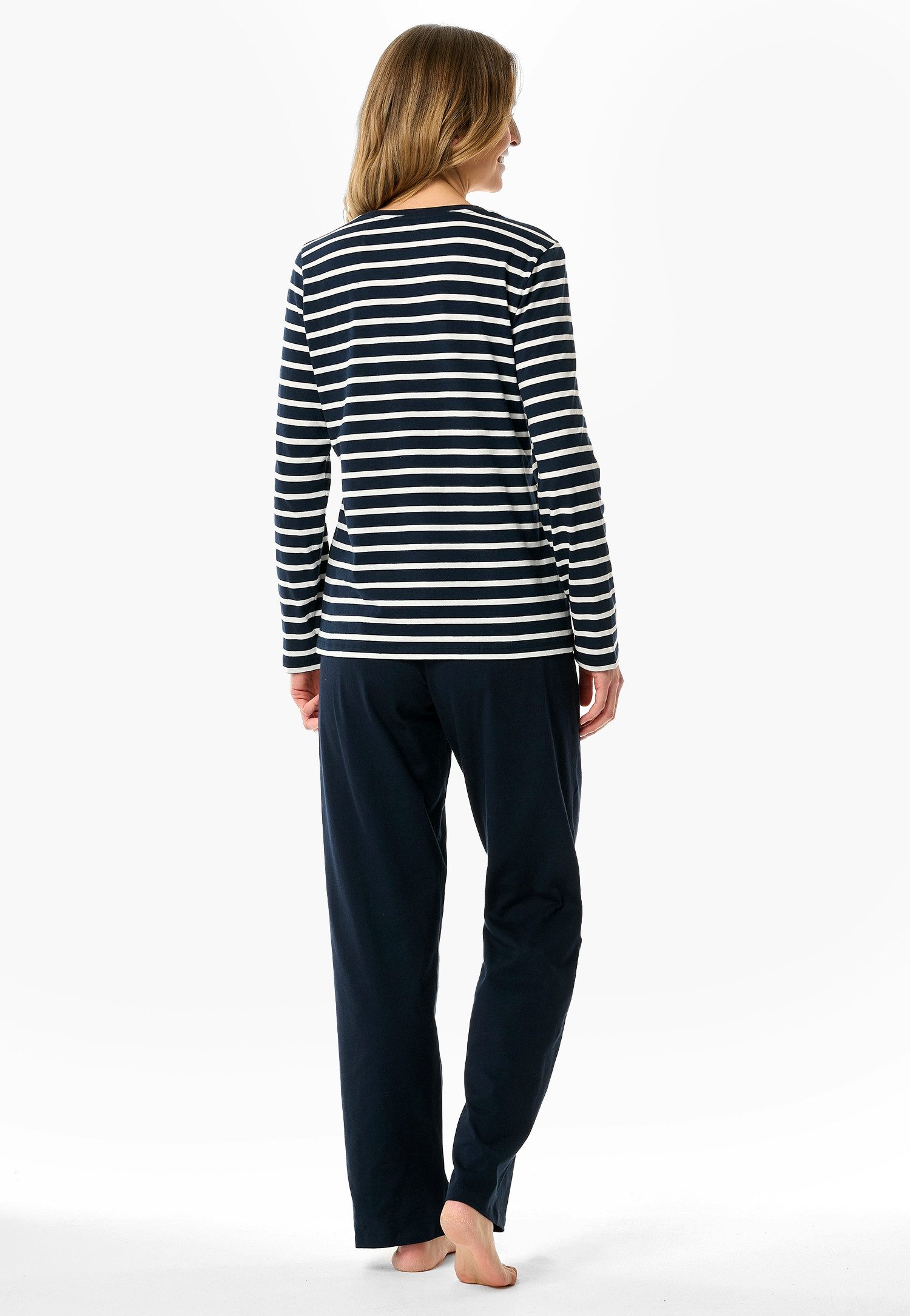 Schiesser Pyjama Casual Essentials met comfortabele boorden (2-delig)