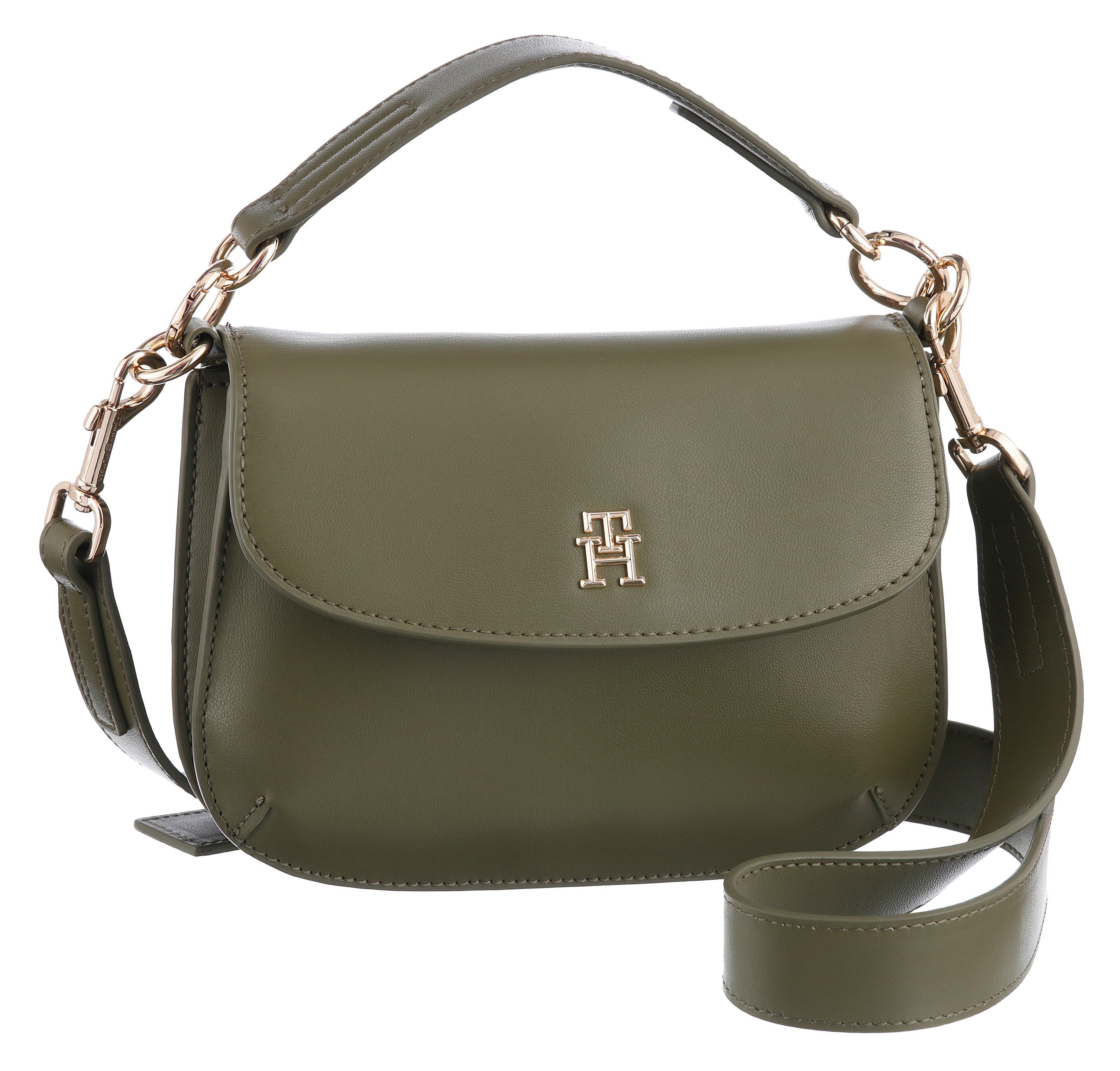 Tommy Hilfiger crossbody tas TH Chic olijfgroen