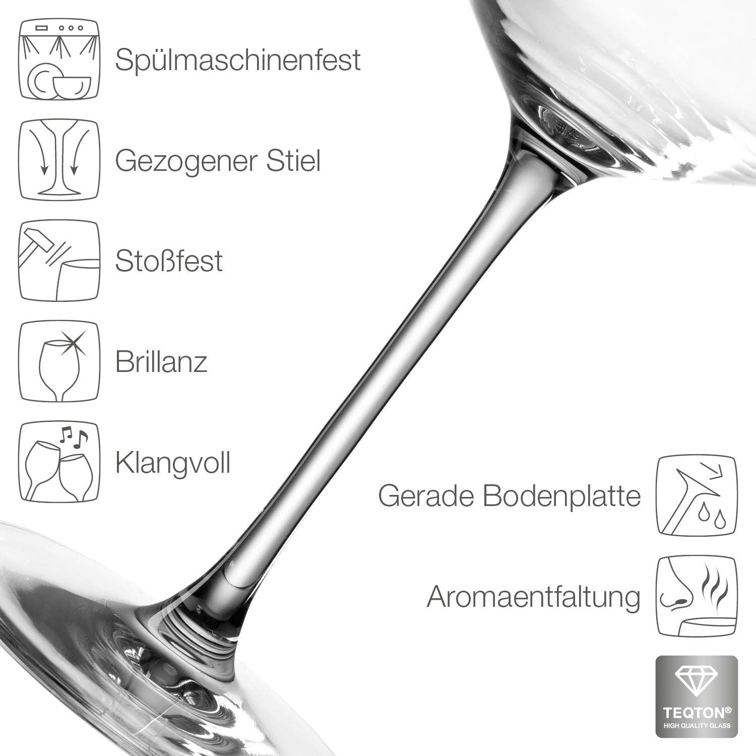 LEONARDO Glazenset Puccini (1 karaf, 2 wijnglazen)(set, 3-delig)