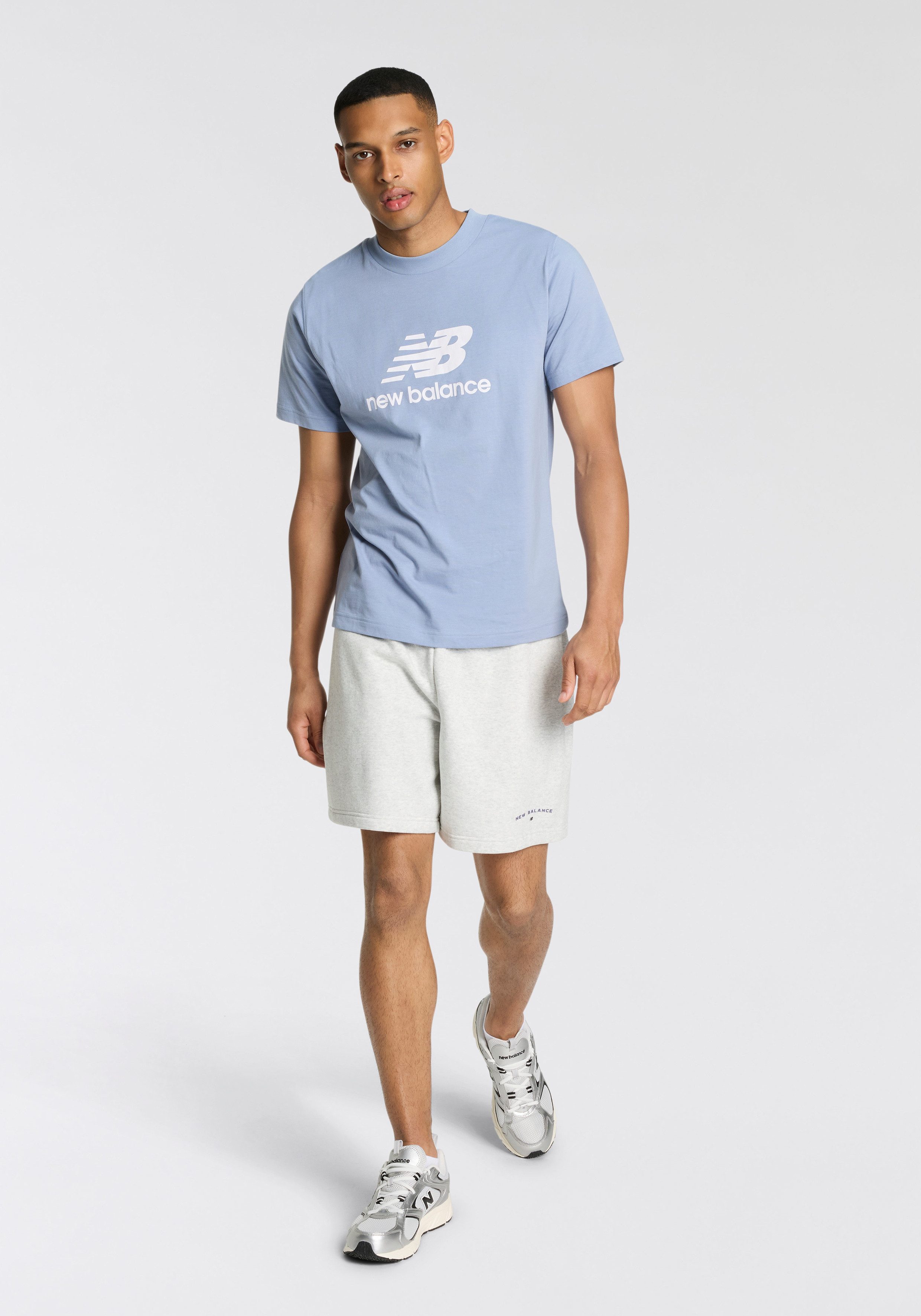 New Balance T-shirt Sport Essentials logo T-shirt NB NAVY