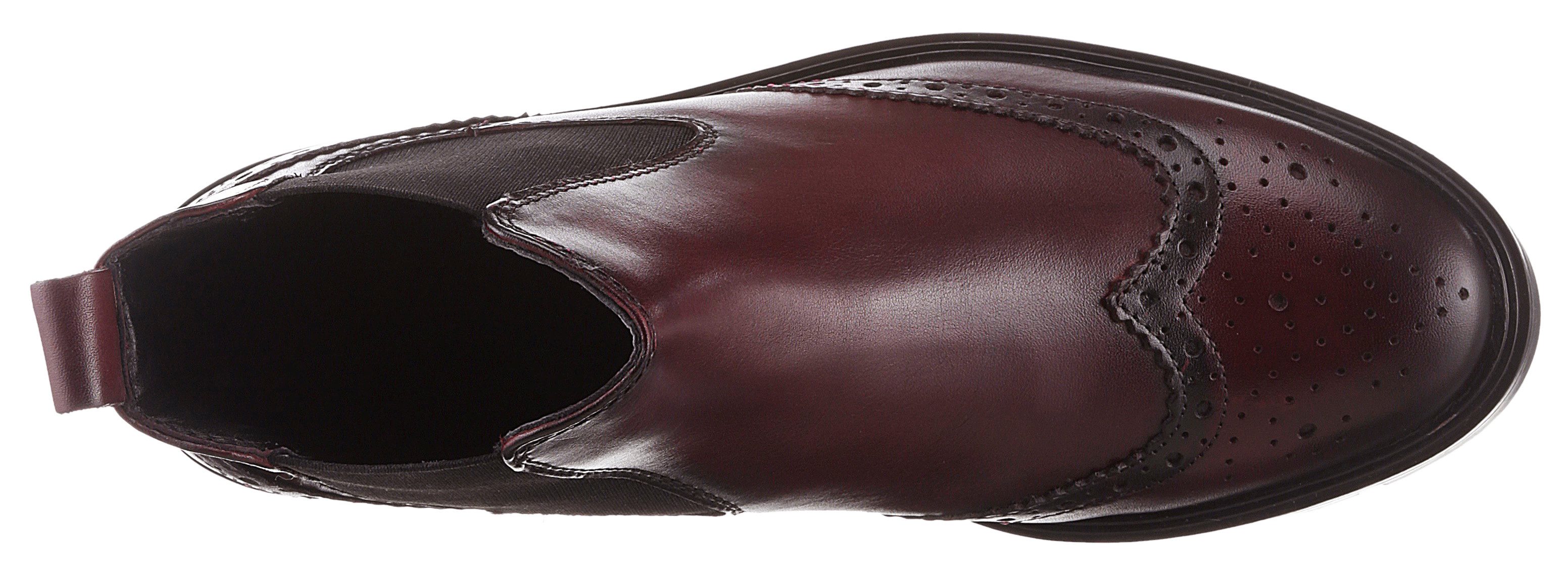 Ara Chelsea-boots Tulsa enkellaars, instaplaarzen met lyra-perforatie, g-breedte (breed)
