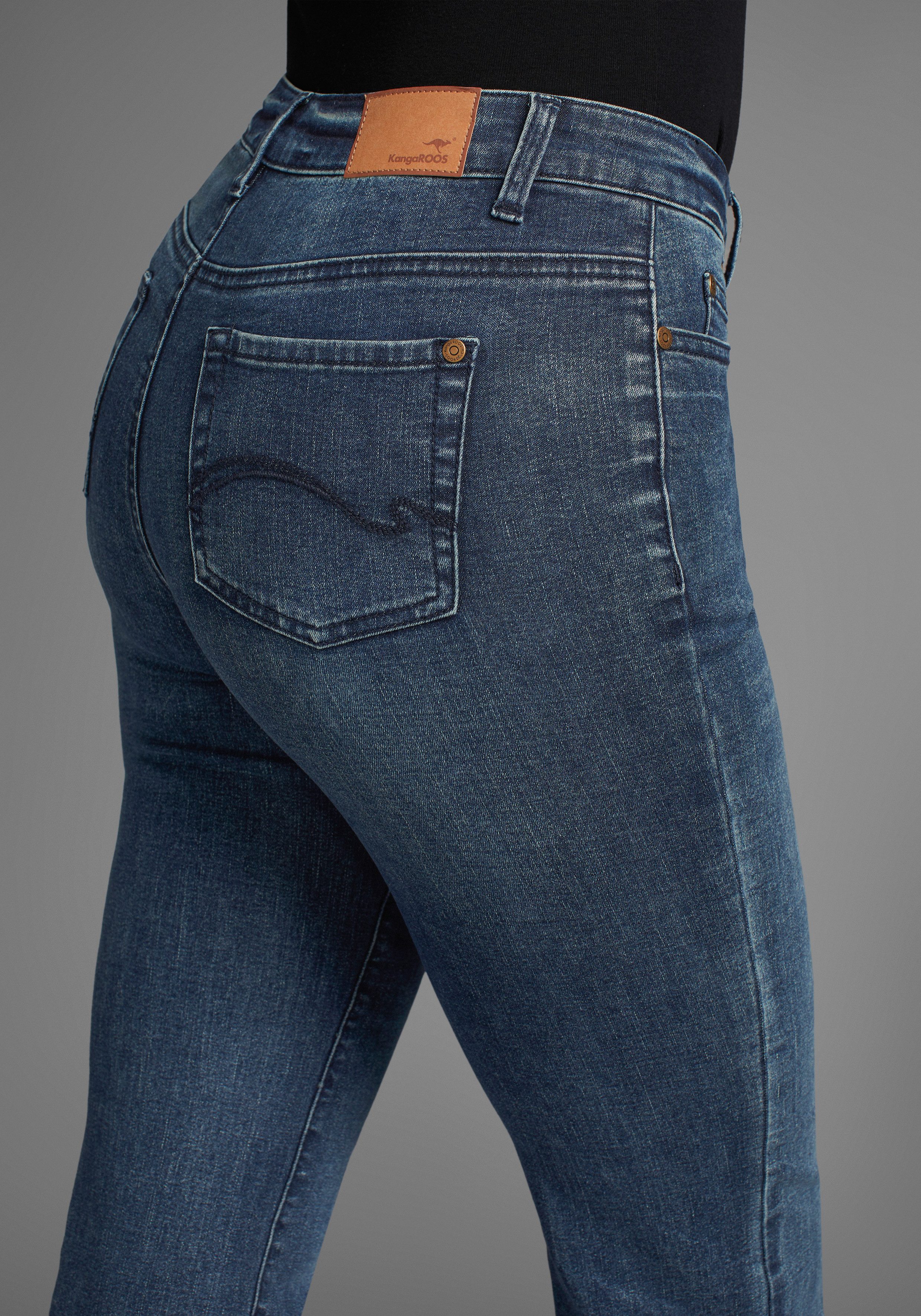 KangaROOS Wijde jeans Flare wijde jeans met hoge taille