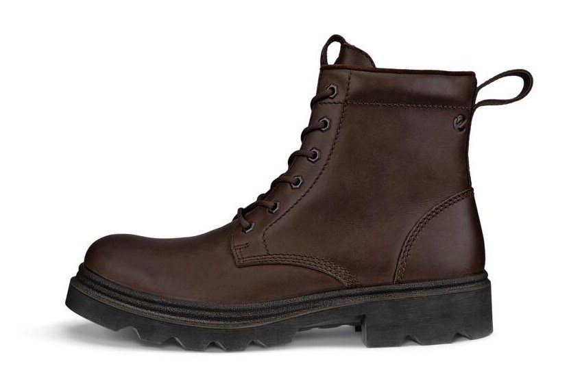 Ecco Hoge veterschoenen GRAINER M ankle boot, worker boots, winter boots, with two pull tabs