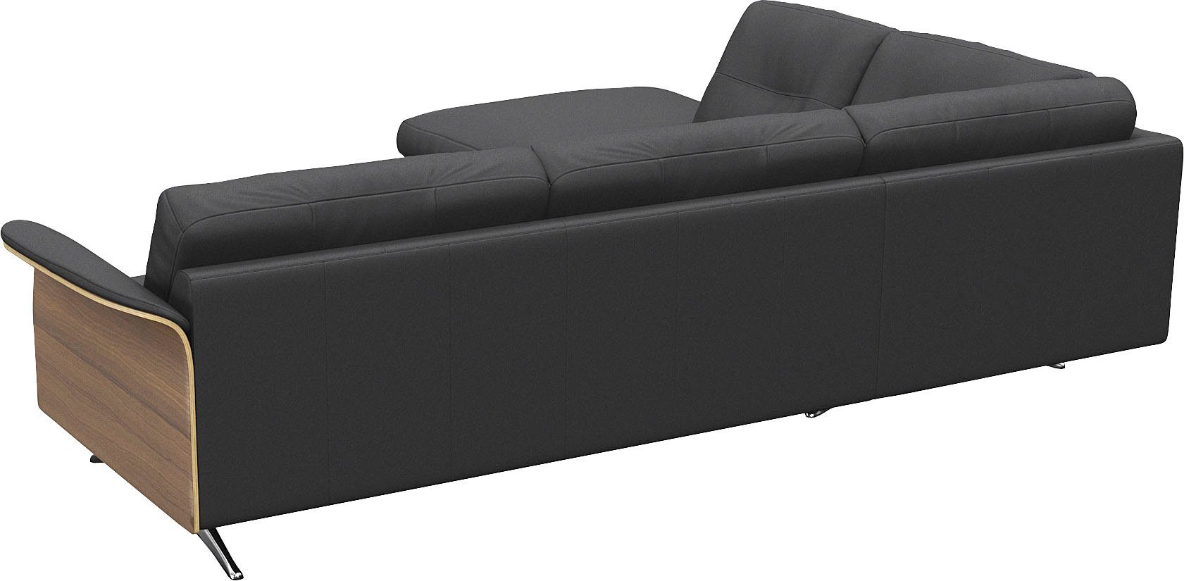 FLEXLUX Hoekbank Glow, super comfortabel door hoogwaardige zitconstructie met binnenvering, L-vorm