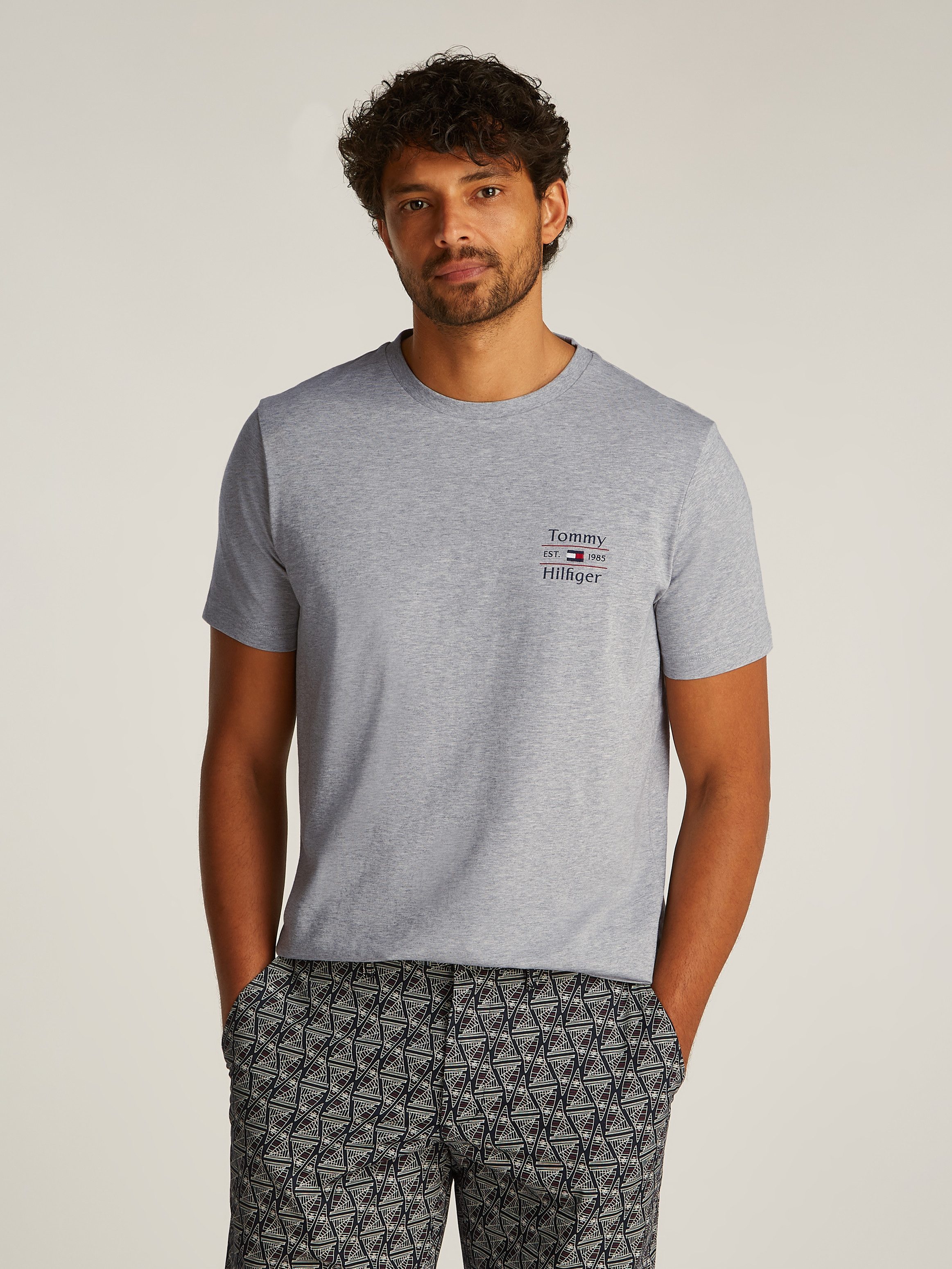 Tommy Hilfiger Shirt met ronde hals HILFIGER STACK TEE