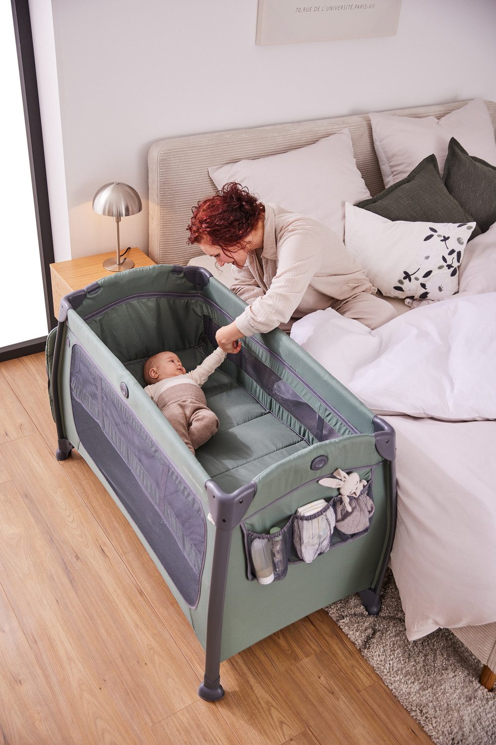 Hauck Baby-campingbed Play N Relax Center, dark blue inclusief newborn-inzet, verschoonruimte, uitgang, wielen
