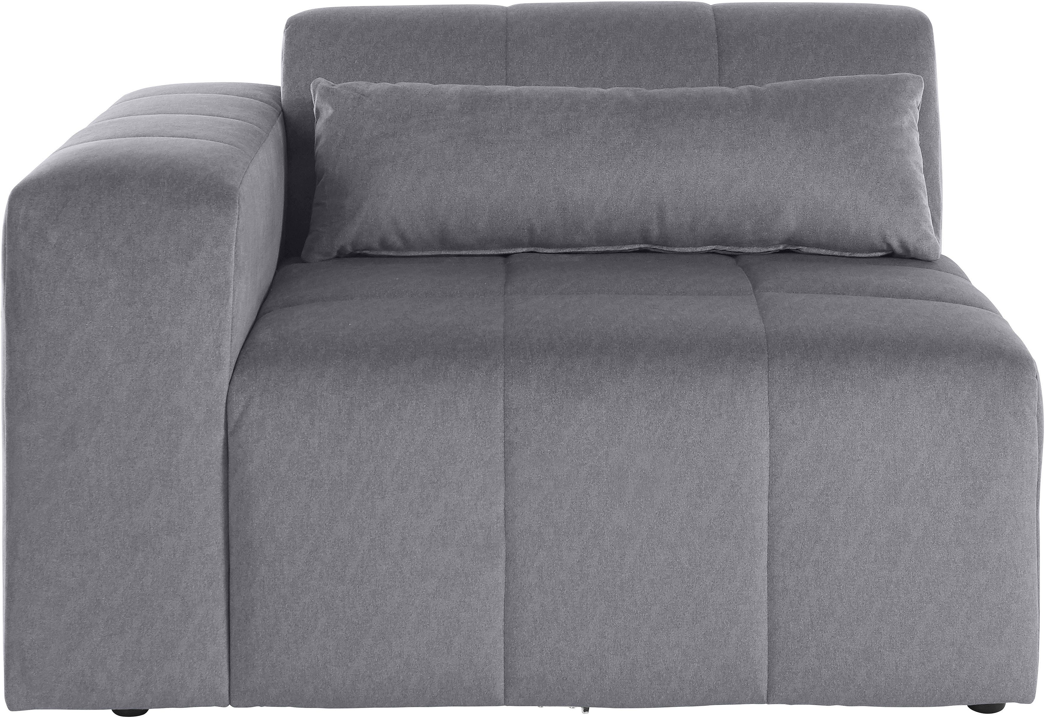LeGer Home by Lena Gercke Sofaelement Maileen Module fauteuil met armleuning, te verbinden met andere modules van de serie