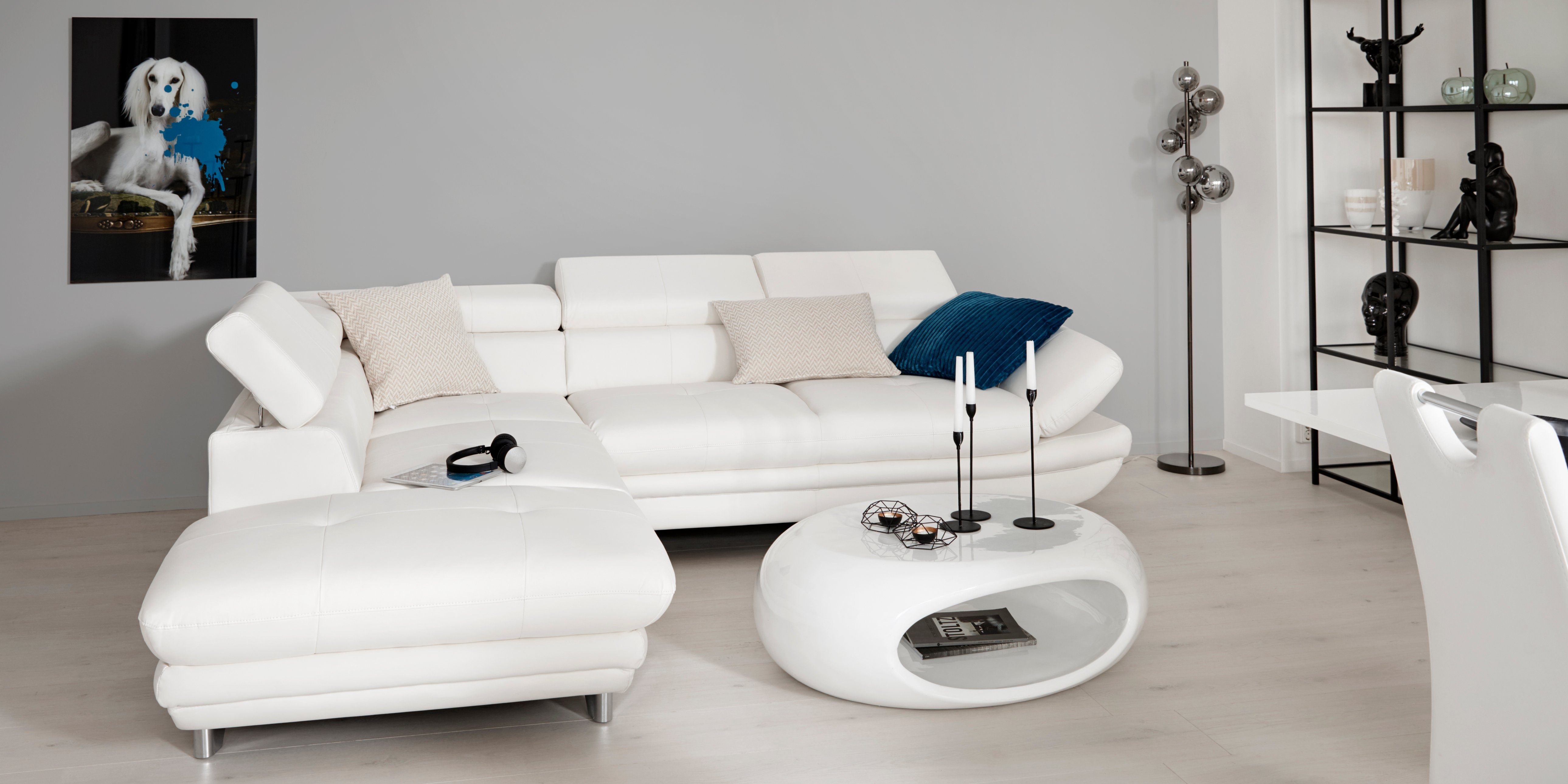 SalesFever Salontafel geheel van hoogwaardig fiberglas
