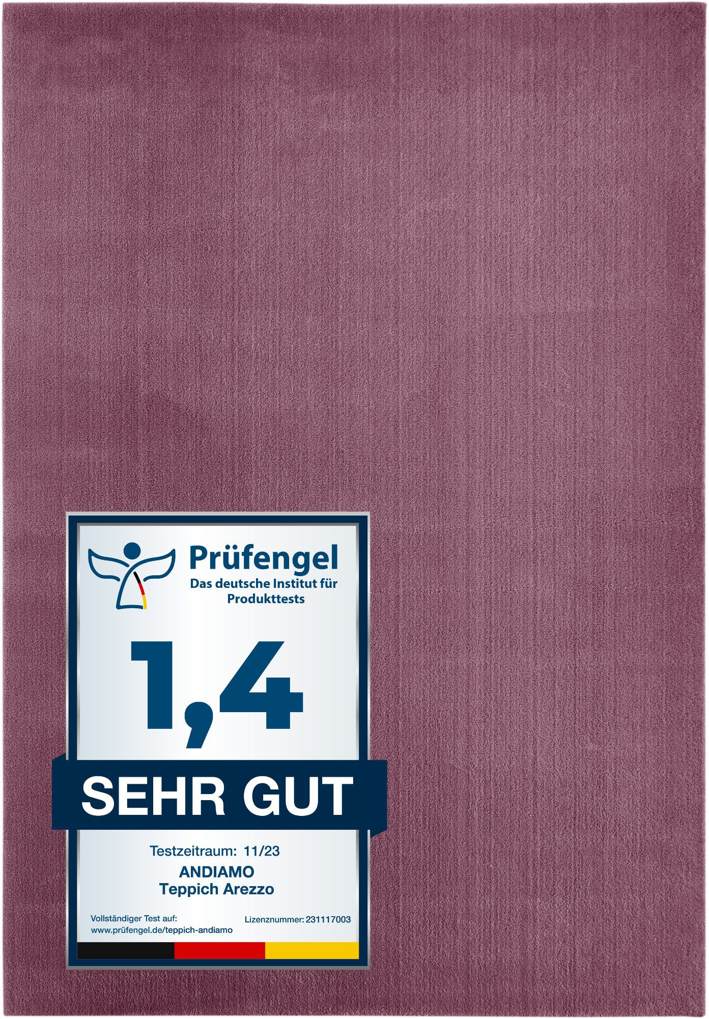 Andiamo Badmat Arezzo Effen kleuren, ook in rond en als 2-pack verkrijgbaar