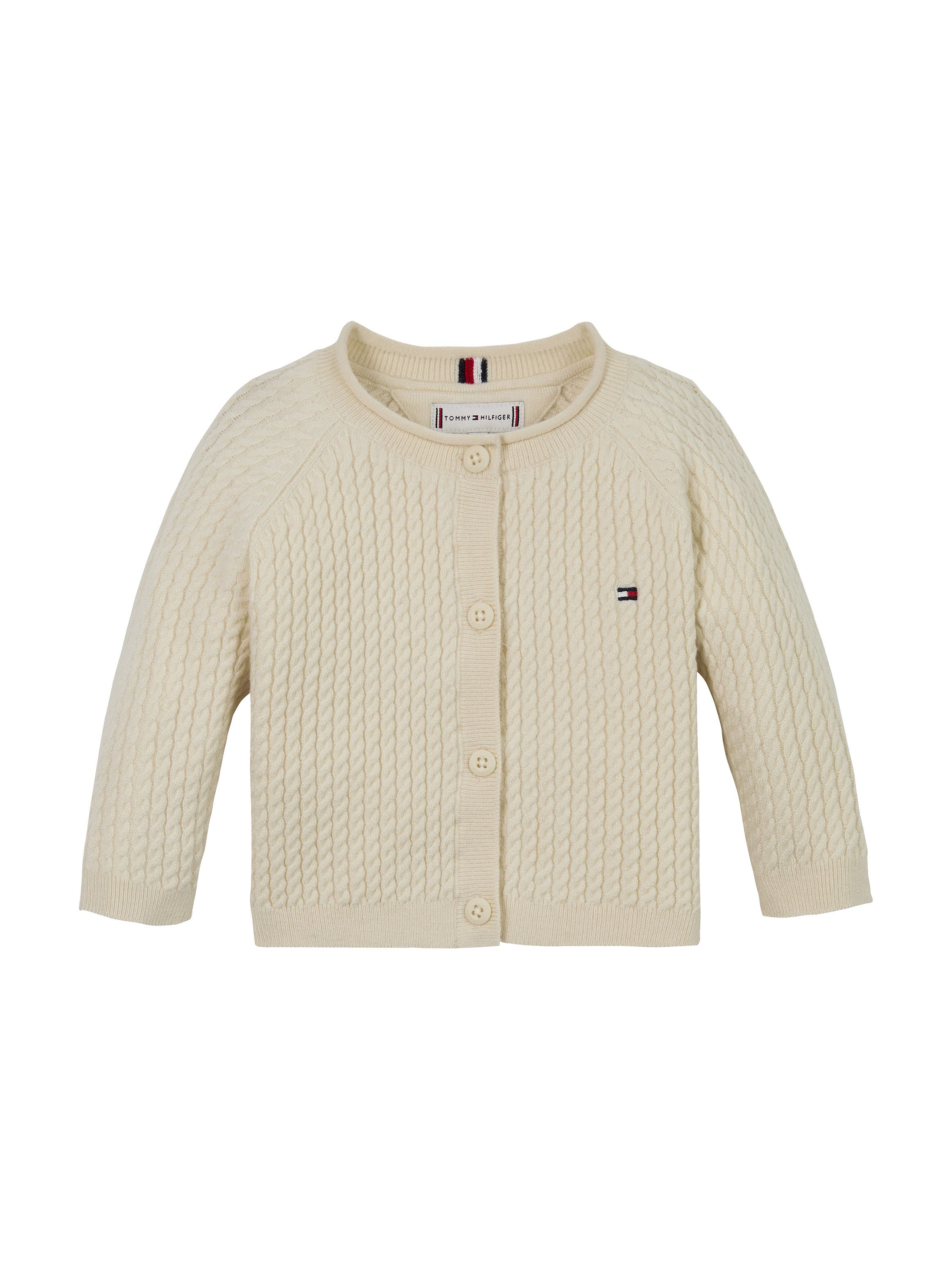 Tommy Hilfiger Vest CABLE CARDIGAN met kabelpatroon