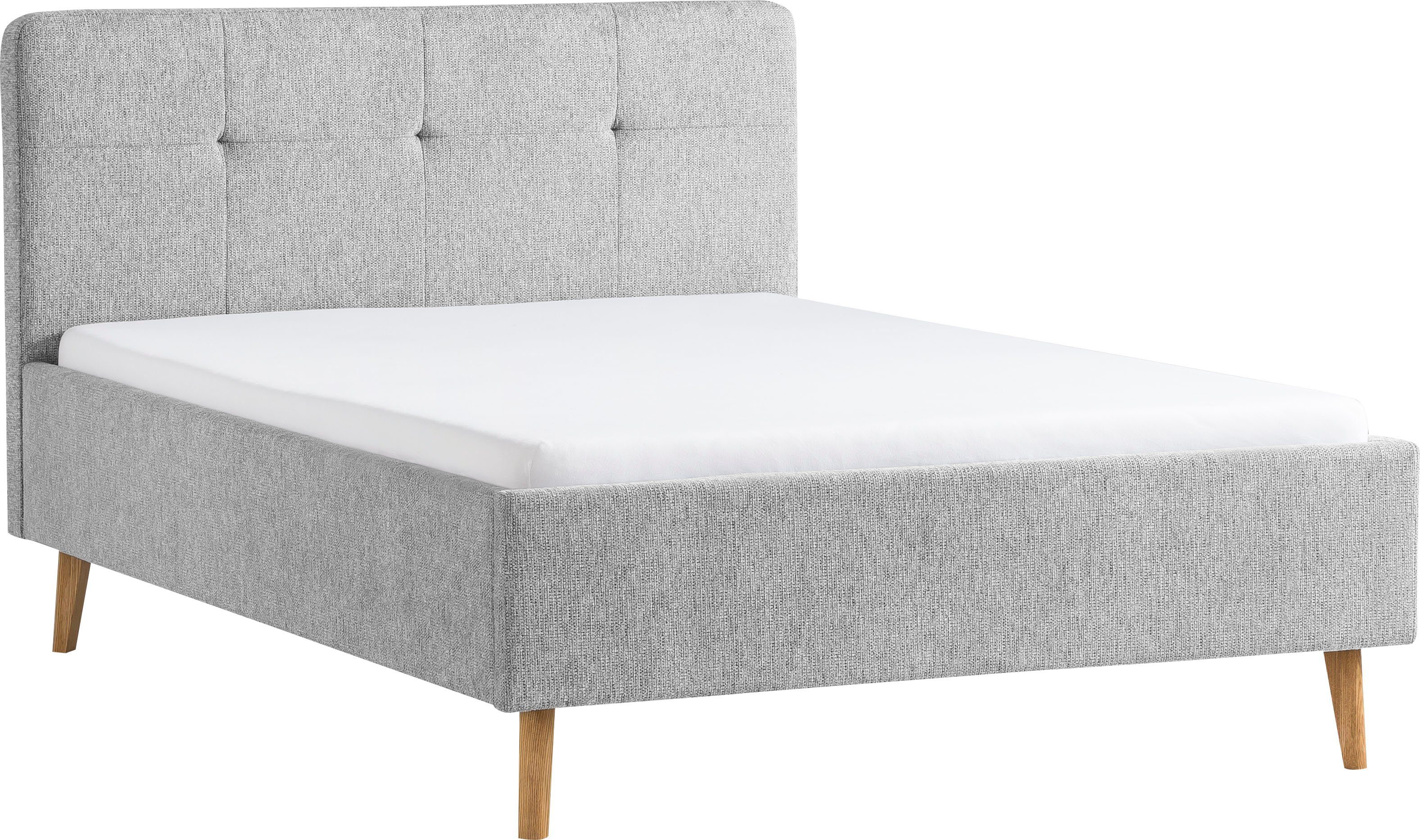 meise.möbel Gestoffeerd bed Smart Hoofdbord met knoopdetails, verkrijgbaar in twee maten