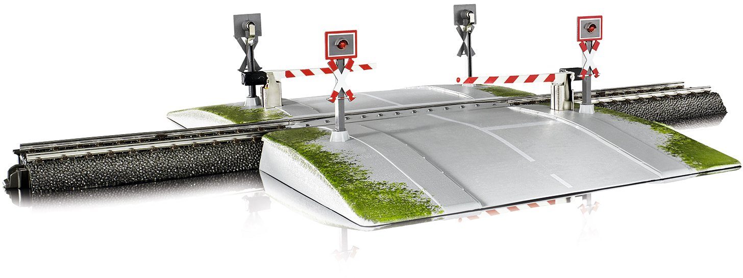 Märklin Overgang voor modelspoorbaan Märklin start up - volautomatische eendelige spoorwegovergang - 74924