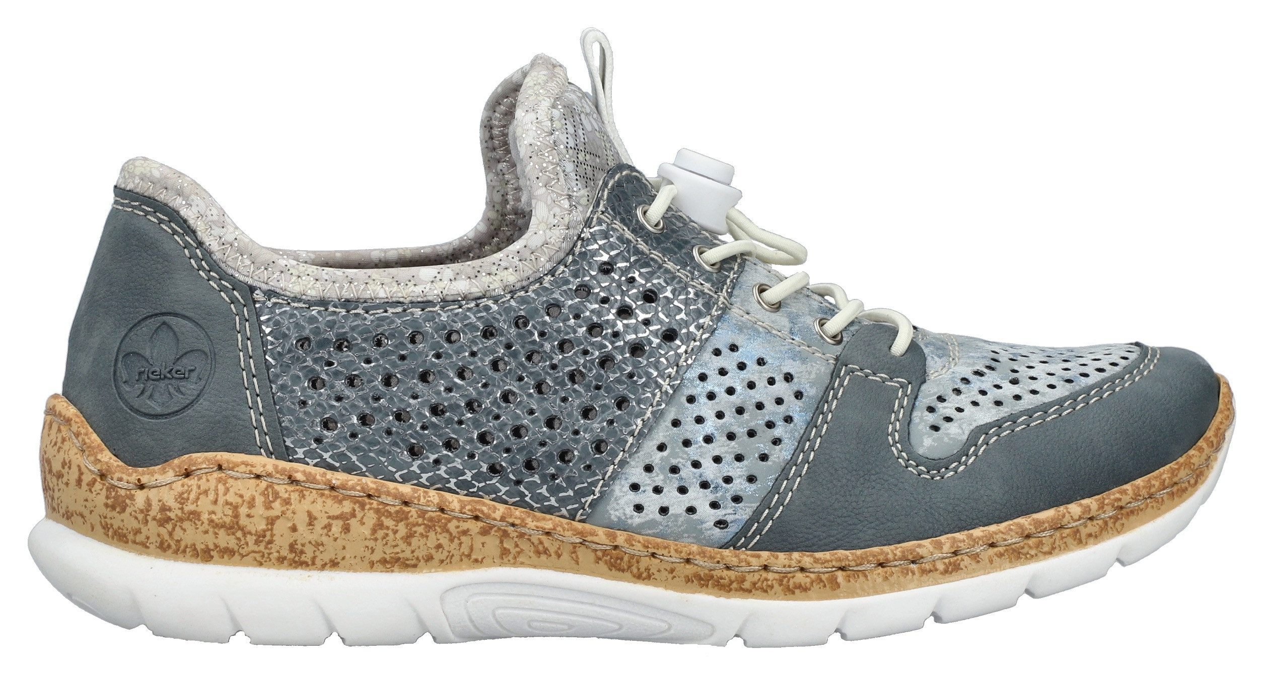 Rieker Slip-on sneakers Slipper, instapschoen met memo soft uitrusting