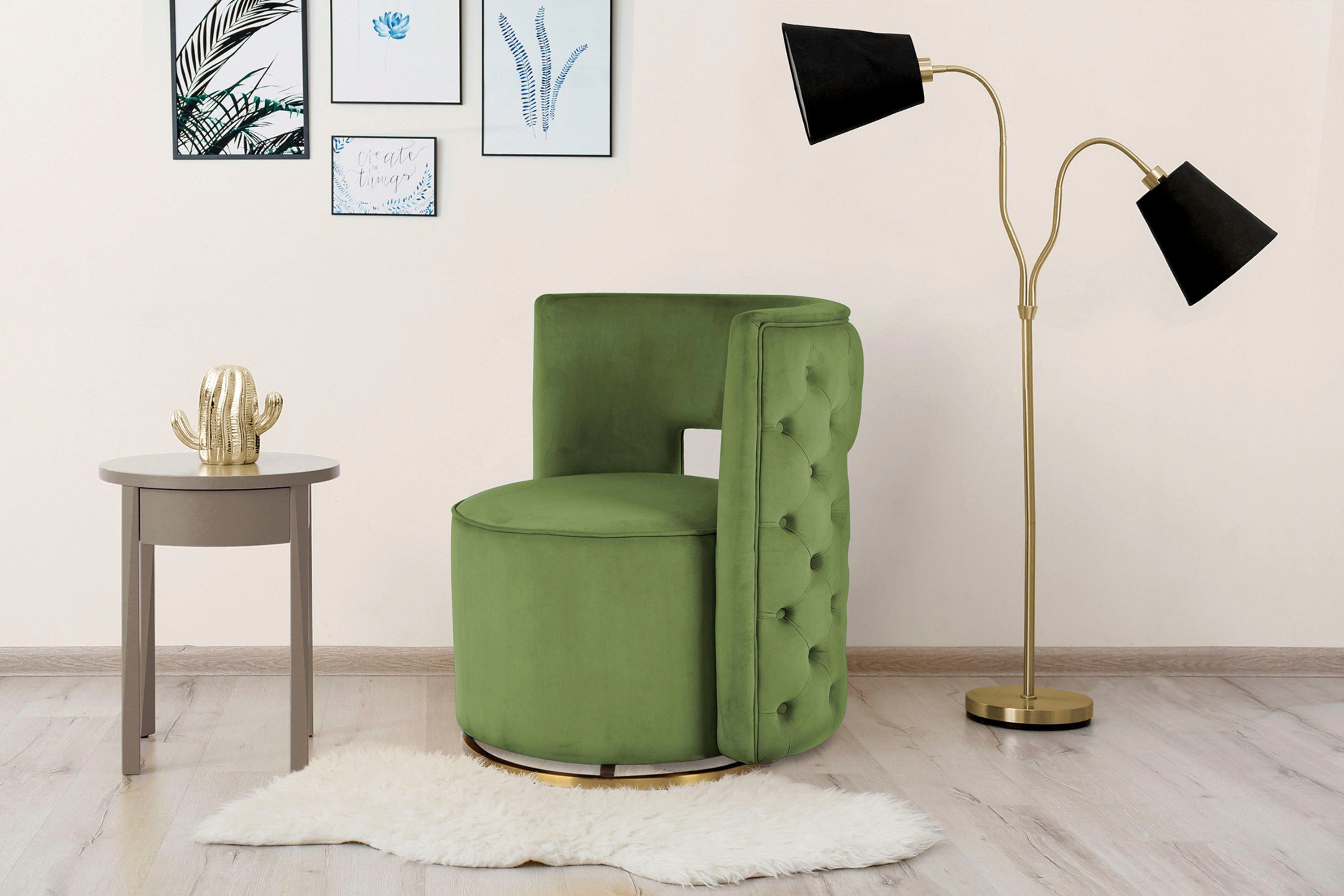 Kayoom Fauteuil Draaistoel Sophistic, BESTSELLER! hoogwaardig frame van ijzer (1 stuk)